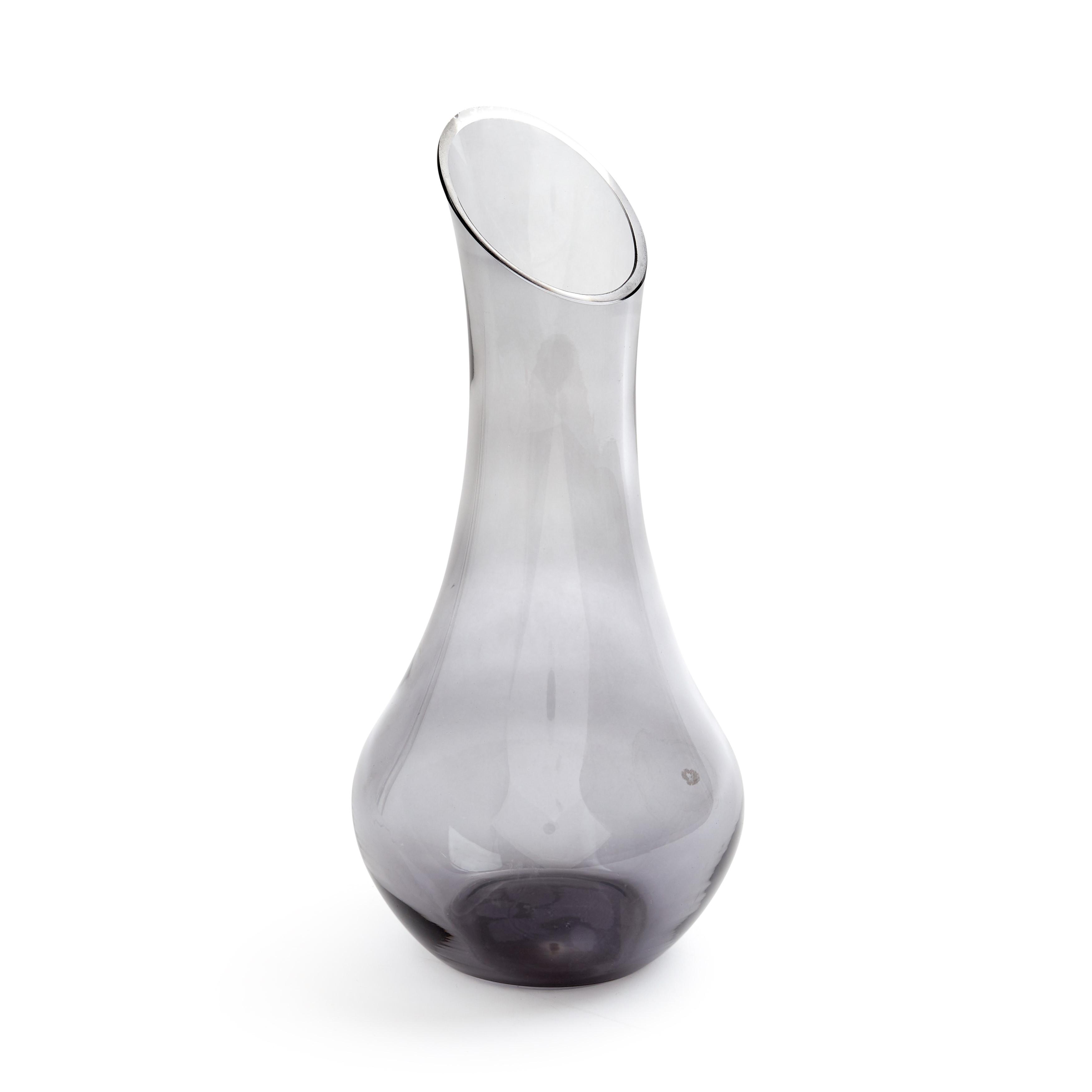 Vase noir en verre fumé Cuisine et vaisselle Tous les articles pour