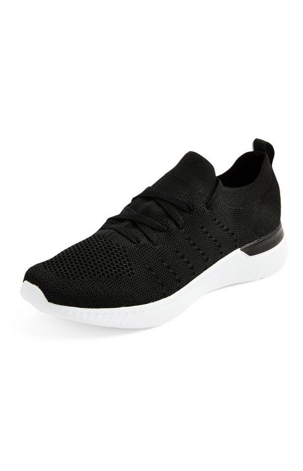 Black Knit Trainers | Women's Trainers | Women's Shoes & Boots | Our ...