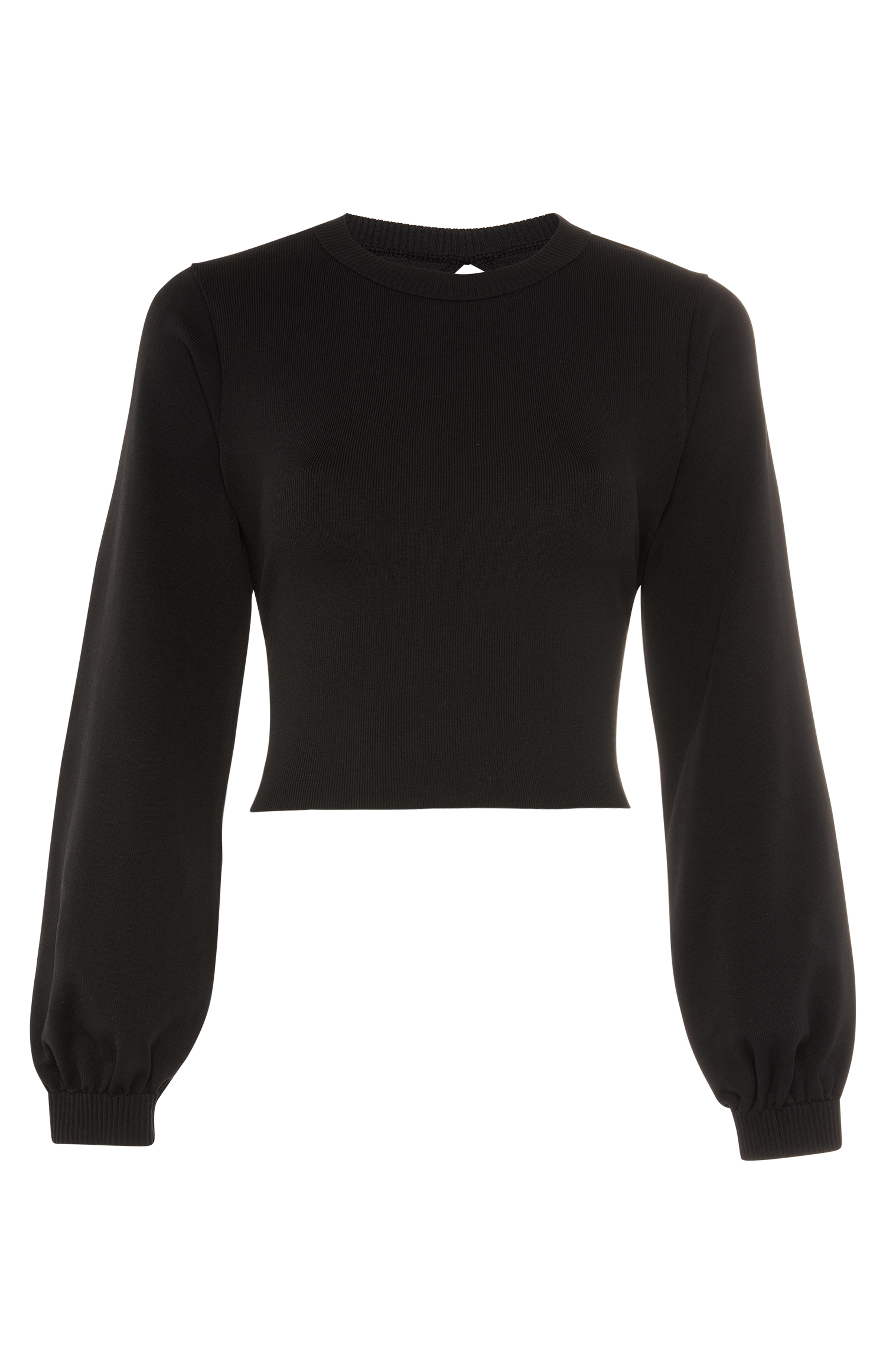 pullover mit ballon�rmeln schwarz