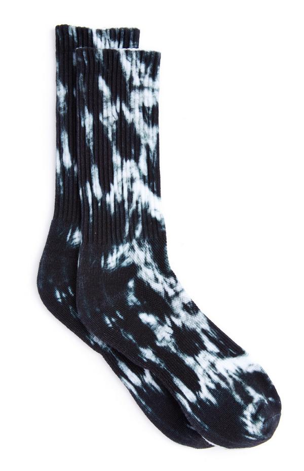 Black Tie Dye Socks