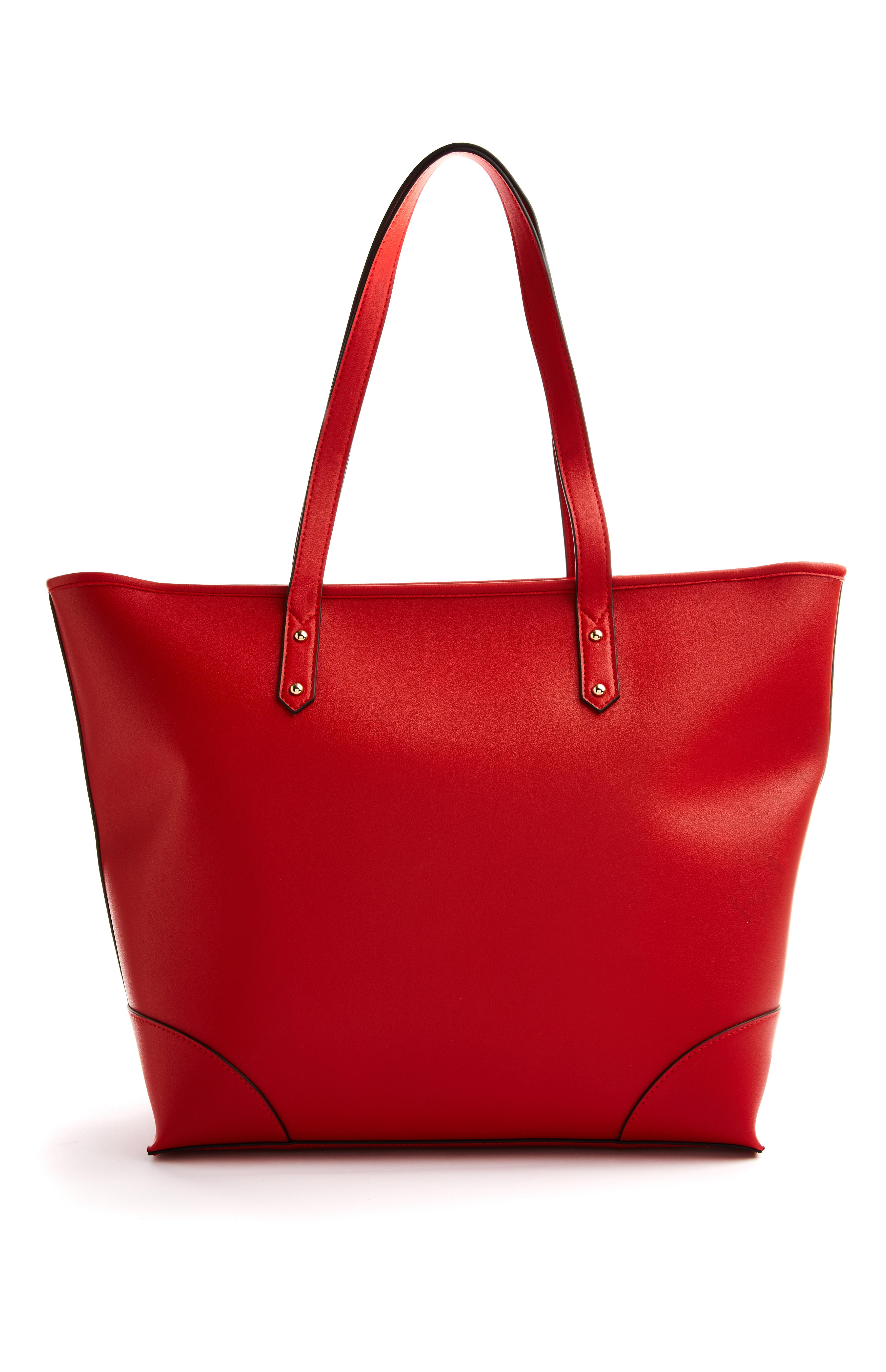 Cabas Rouge Contrecolle Sacs A Main Femme Accessoires Femme Nos Collections Mode Femme Tous Les Produits Primark Primark France