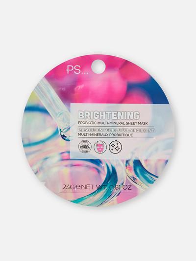 PS Probiotisch sheetmasker Brightening met mineralen