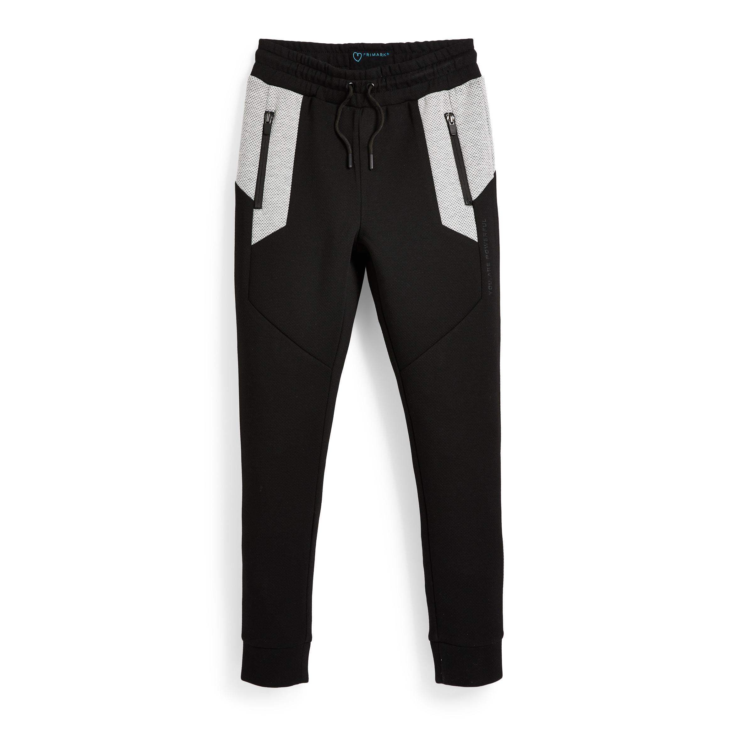 mesh panel joggers