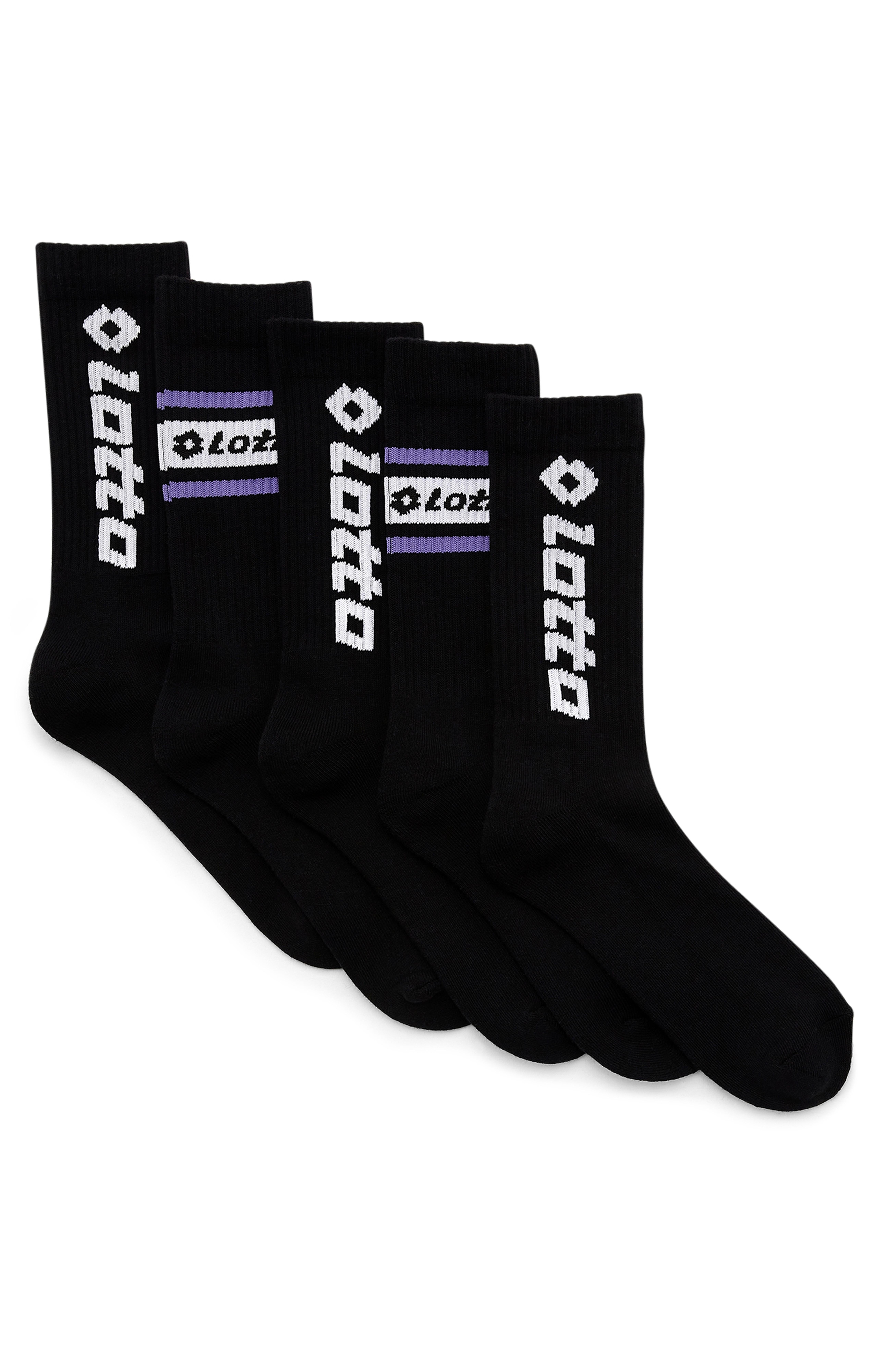 Black Lotto Socks 5 Pack Men's Sports Socks Men's Underwear Men's