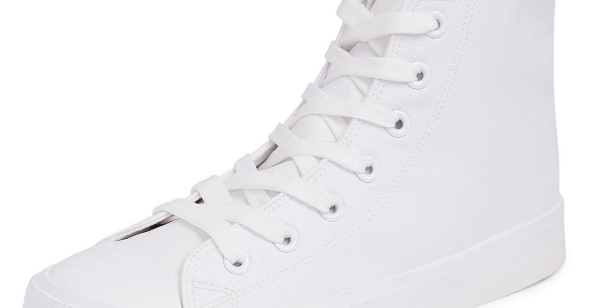 White Classic High Top Trainers | Women's Trainers | Women's Shoes & Boots | Our Women's Fashion