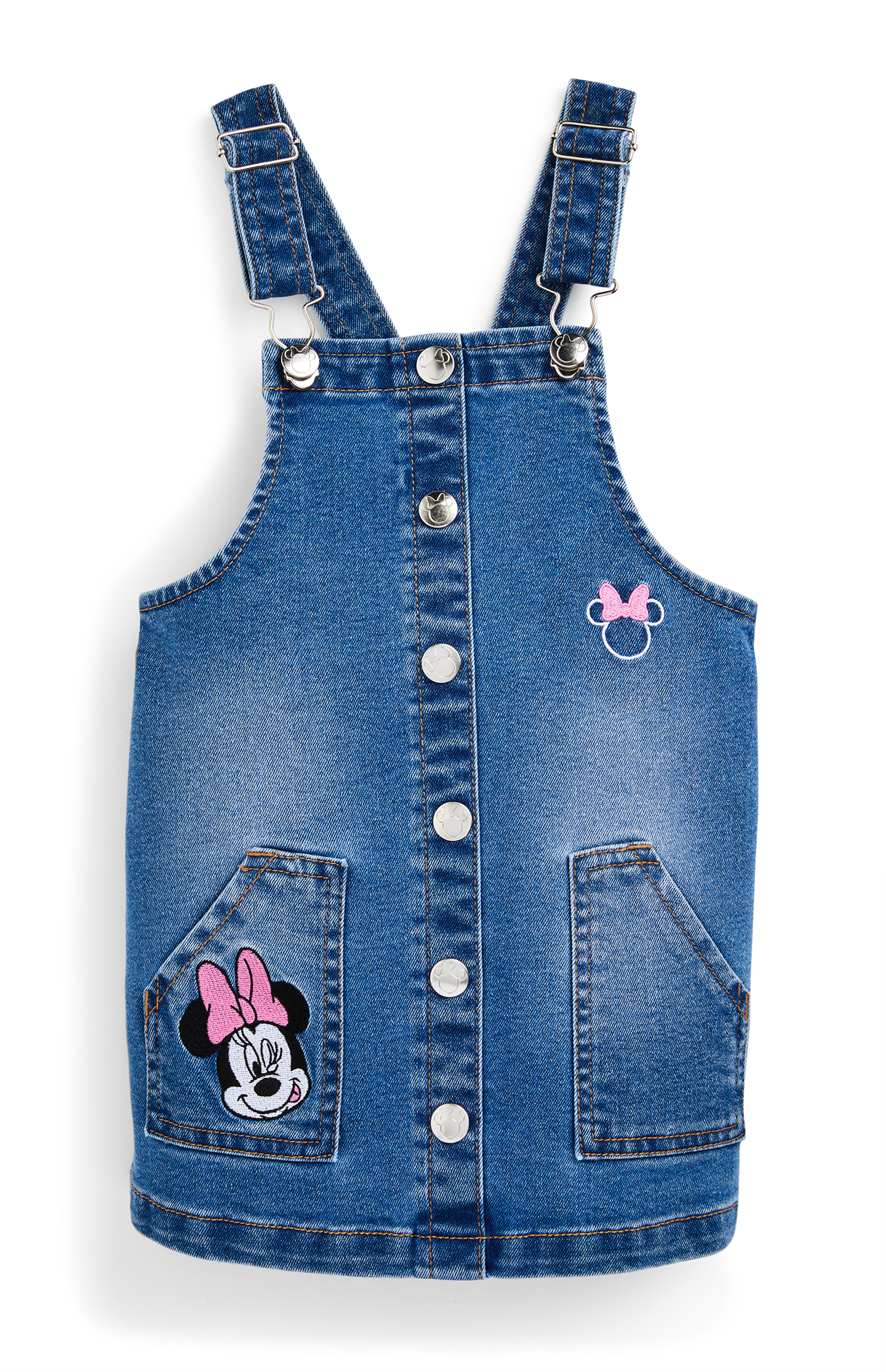 Blauwe overgooier Minnie Mouse van spijkerstof voor meisjes | Jurken voor  meisjes (2-7) | Kleding voor meisjes (2-7) | Meisjeskleding | Kinderkleding  | Alle Primark-producten | Primark België Nederlands