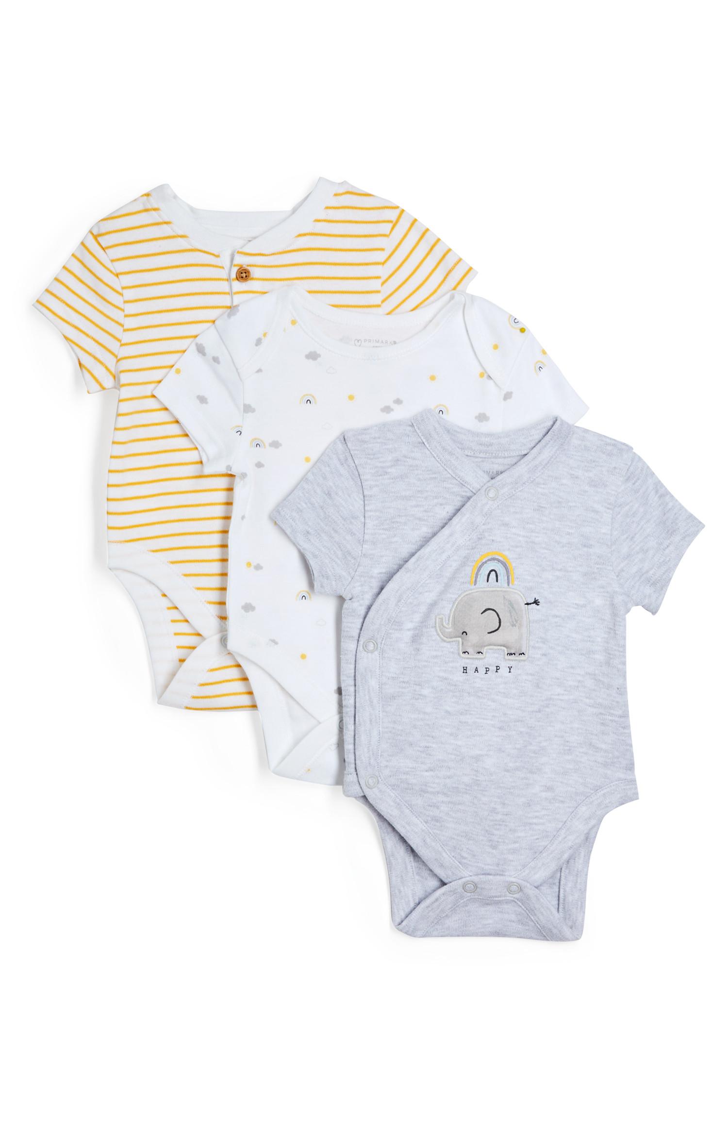 Body Fur Neugeborene 3er Pack Basics Fur Babykleidung Kleidung Fur Babys Und Neugeborene Kinderbekleidung Alle Primark Produkte Primark Deutschland