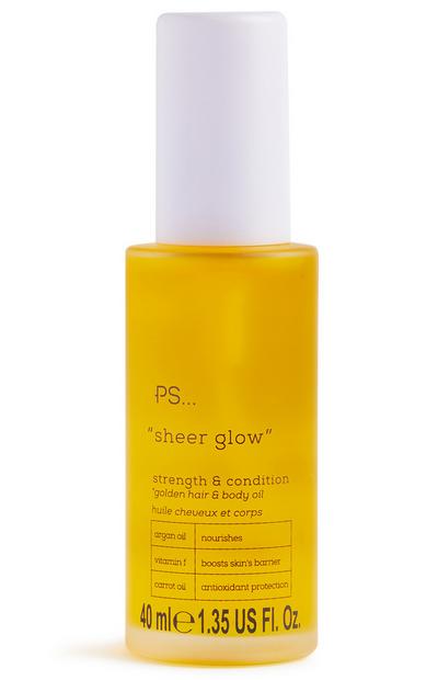 „PS Sheer Glow“ Stärkendes und pflegendes Haar- und Körperöl