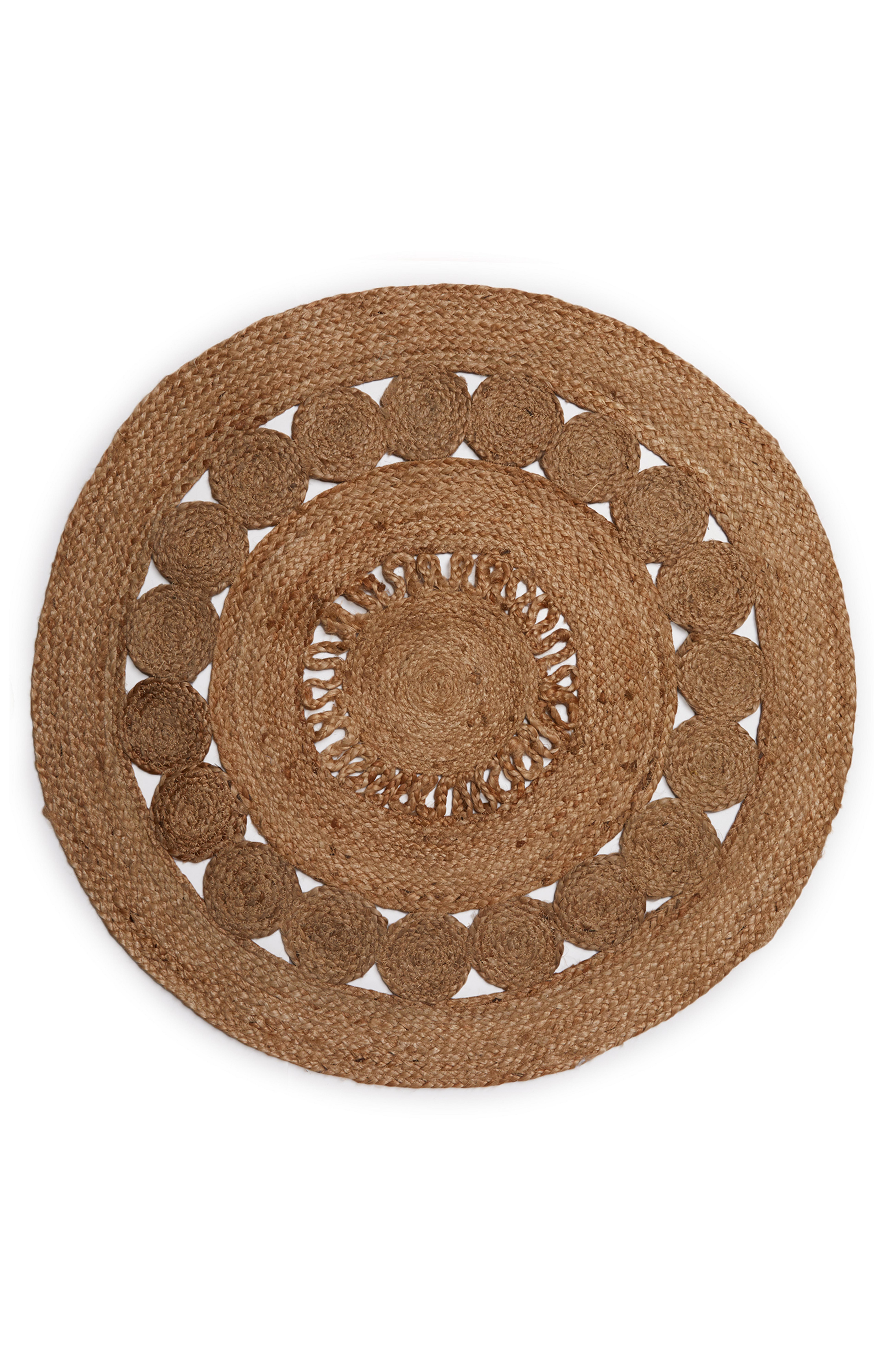 Round Jute Cut Out Rug Bathroom Accessories All Homeware Homeware