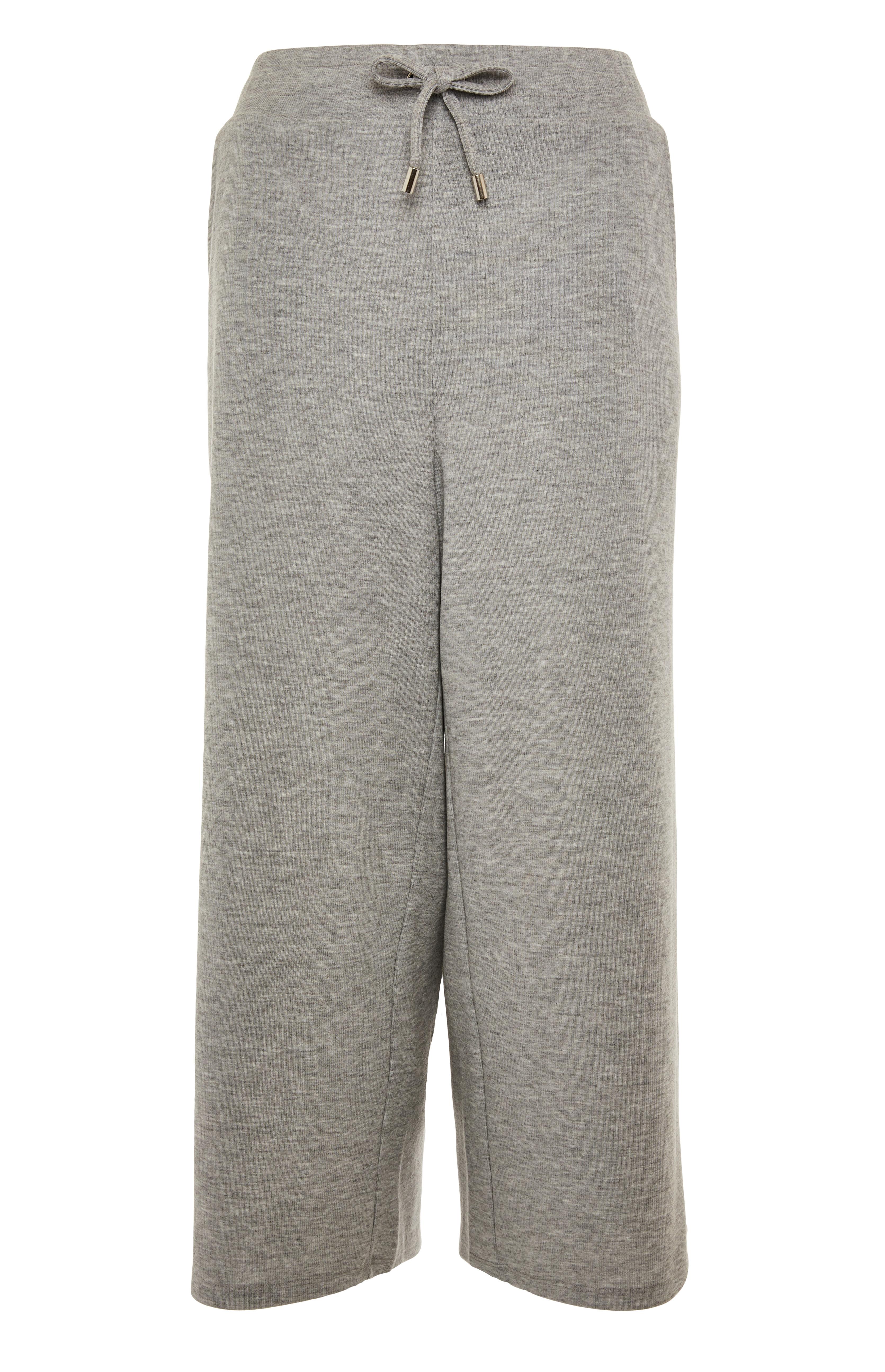 Grey Tie Waist Culottes | Women's Joggers | Women's Trousers & Leggings | Women's Clothing | Our 