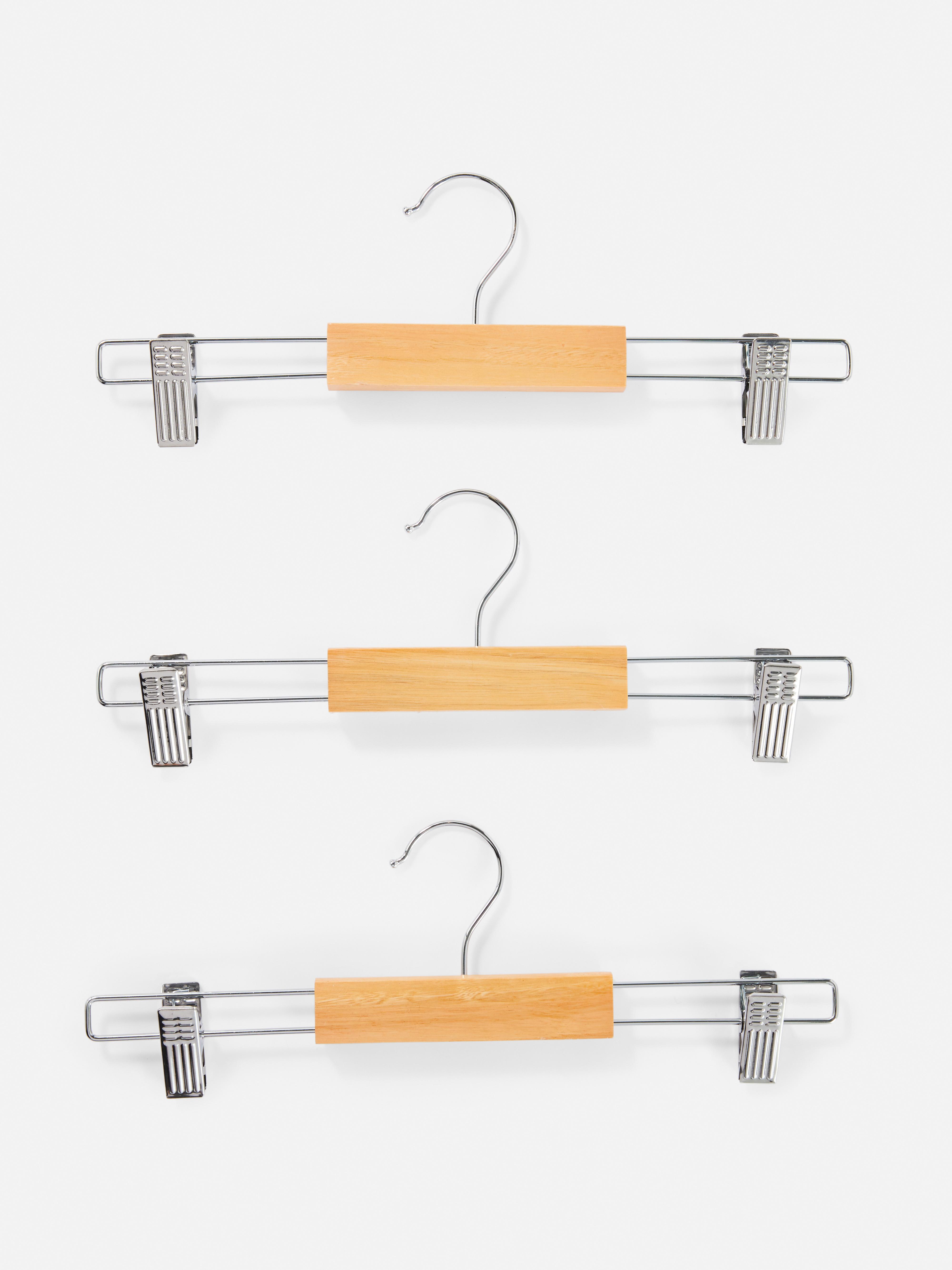 Hangers met clip, set