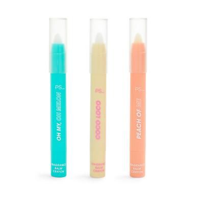 3-Pack PS Solid Fragrance Crayon Balms