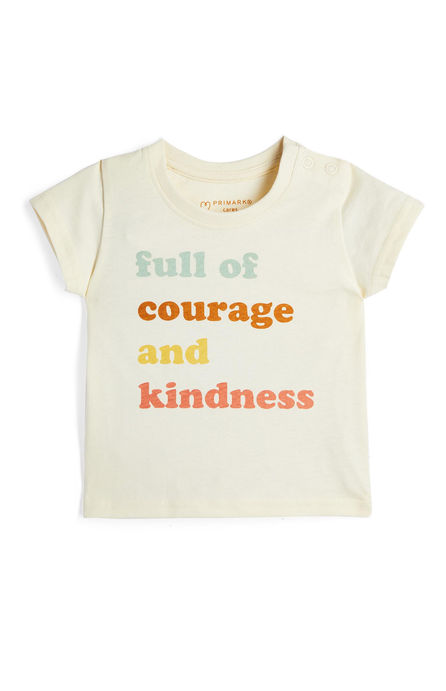 T Shirt Creme A Message Bebe Fille Vetements Bebe Fille Vetements Bebe Et Nouveau Ne Mode Enfant Tous Les Produits Primark Primark Belgique Francaise