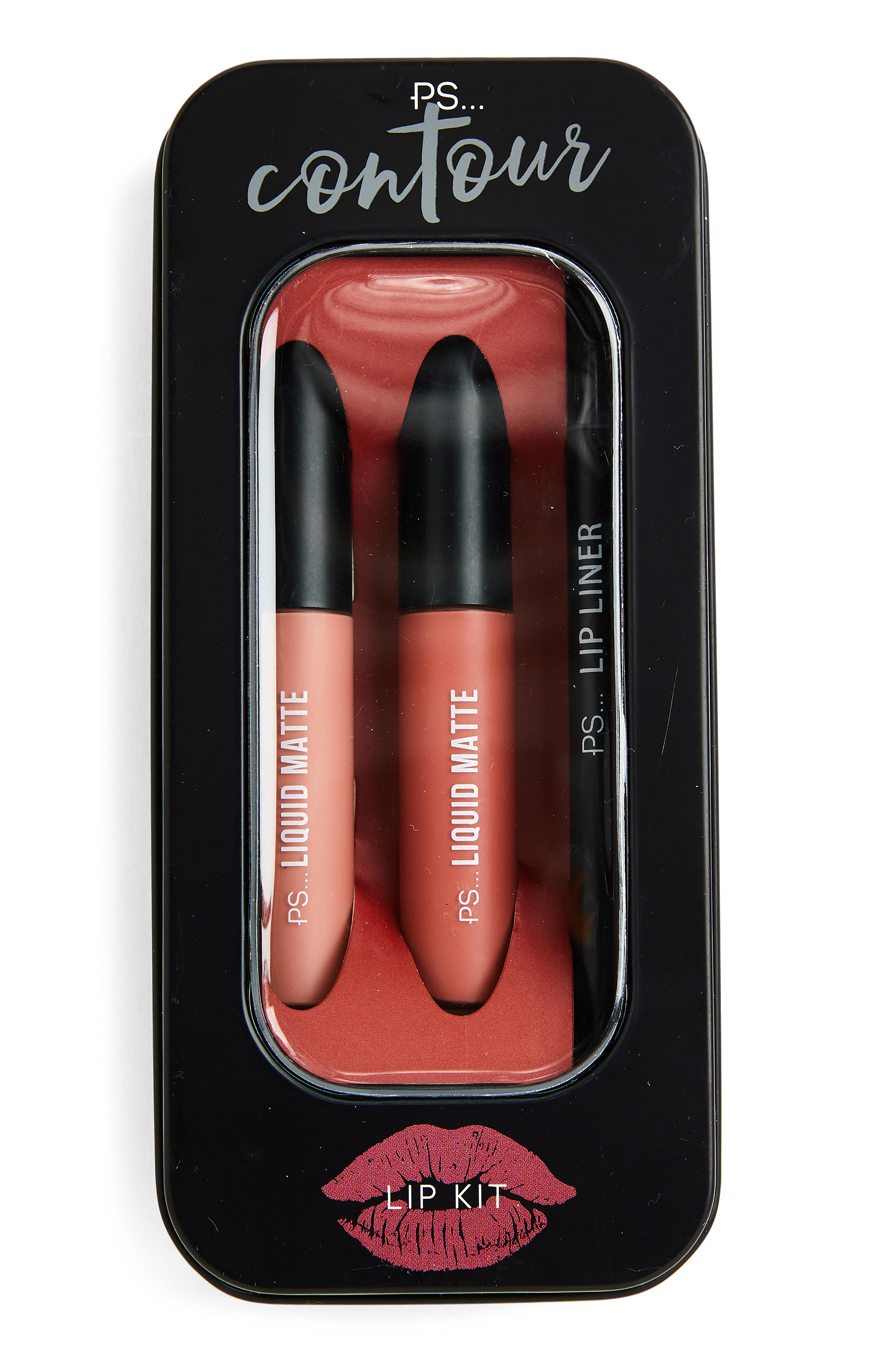 Ps Contour Lip Kit Lipstick, Lip Glosses & Lip Liner Makeup Eye & Face Makeup Makeup