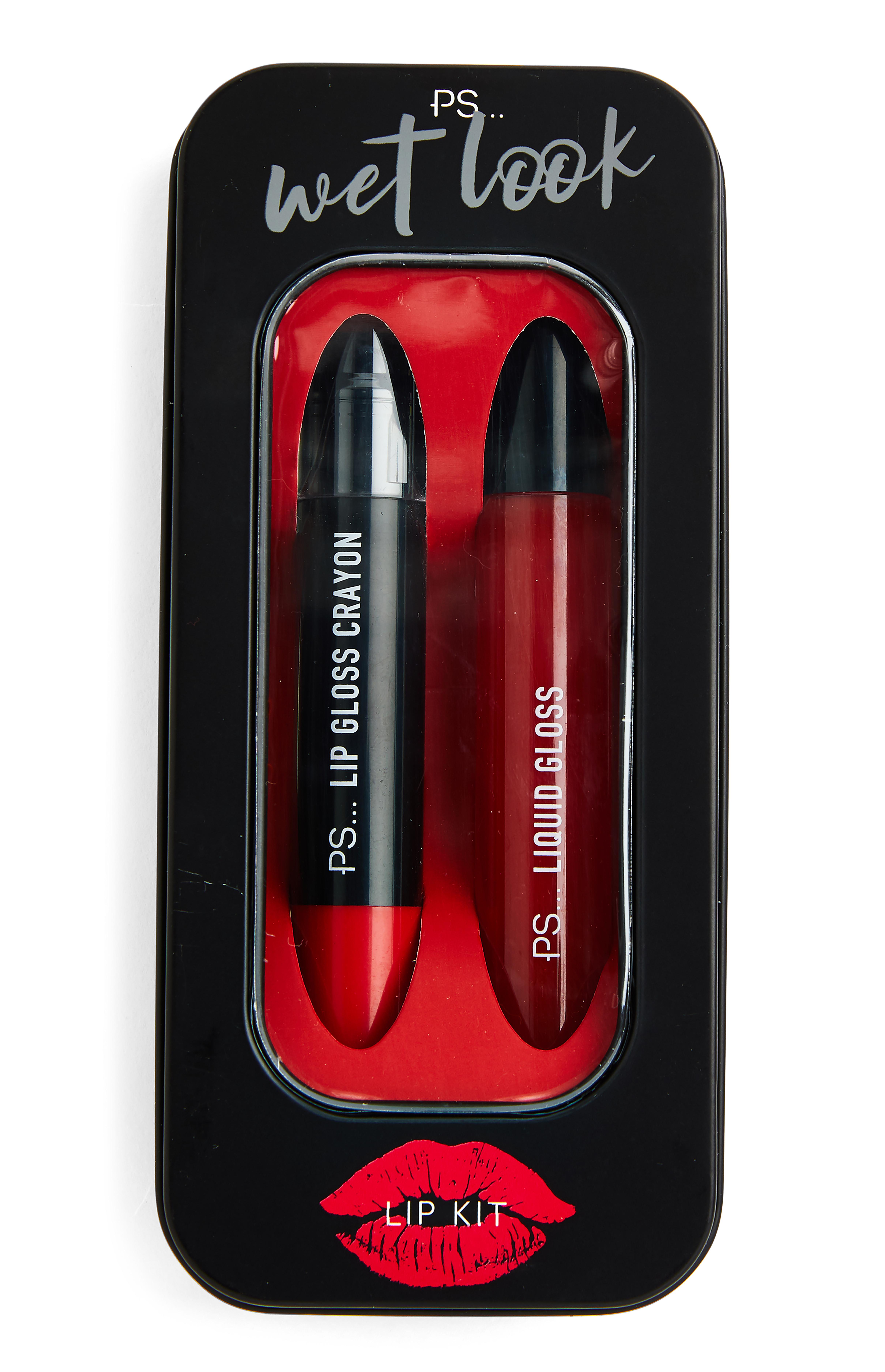 PS Wet Look Lip Kit Lipstick, Glosses & Liner Makeup Eye & Face