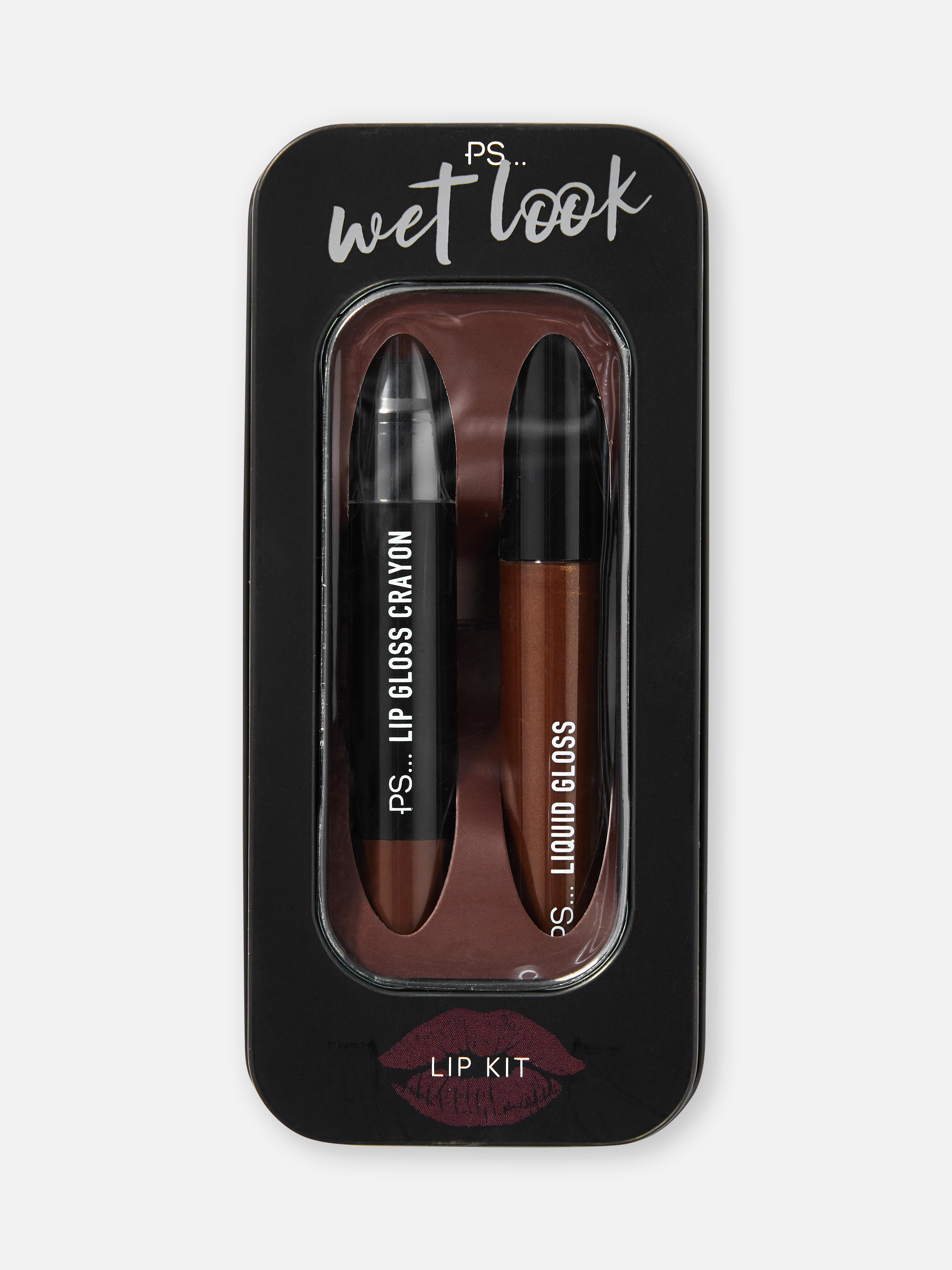 Ps Wet Look Lip Kit Lipstick, Lip Glosses & Lip Liner Makeup Eye & Face Makeup Makeup