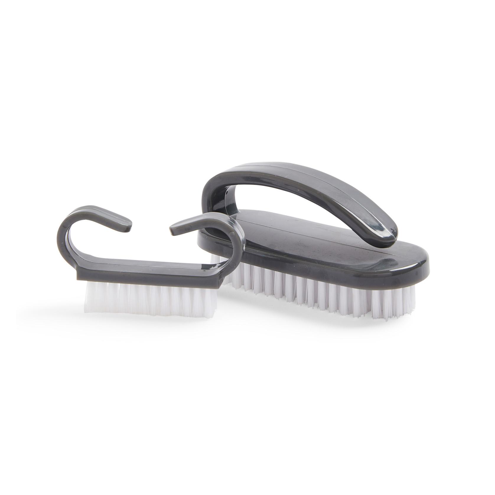 Grey Nail Brushes 2 Pack Men's Grooming Men's Accessories Belts