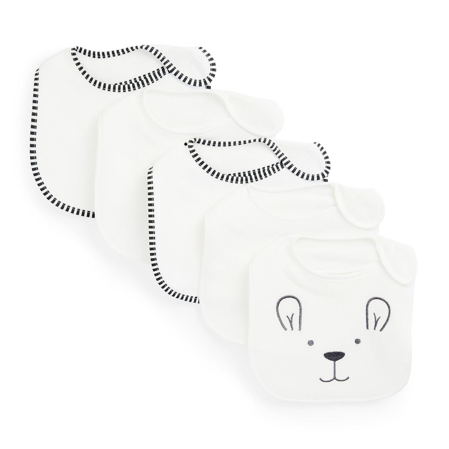 Lot De 5 Bavoirs Ivoire En Tissu Eponge A Imprime Ours Nouveau Ne Les Essentiels Pour Bebe Vetements Bebe Et Nouveau Ne Mode Enfant Tous Les Produits Primark Primark France