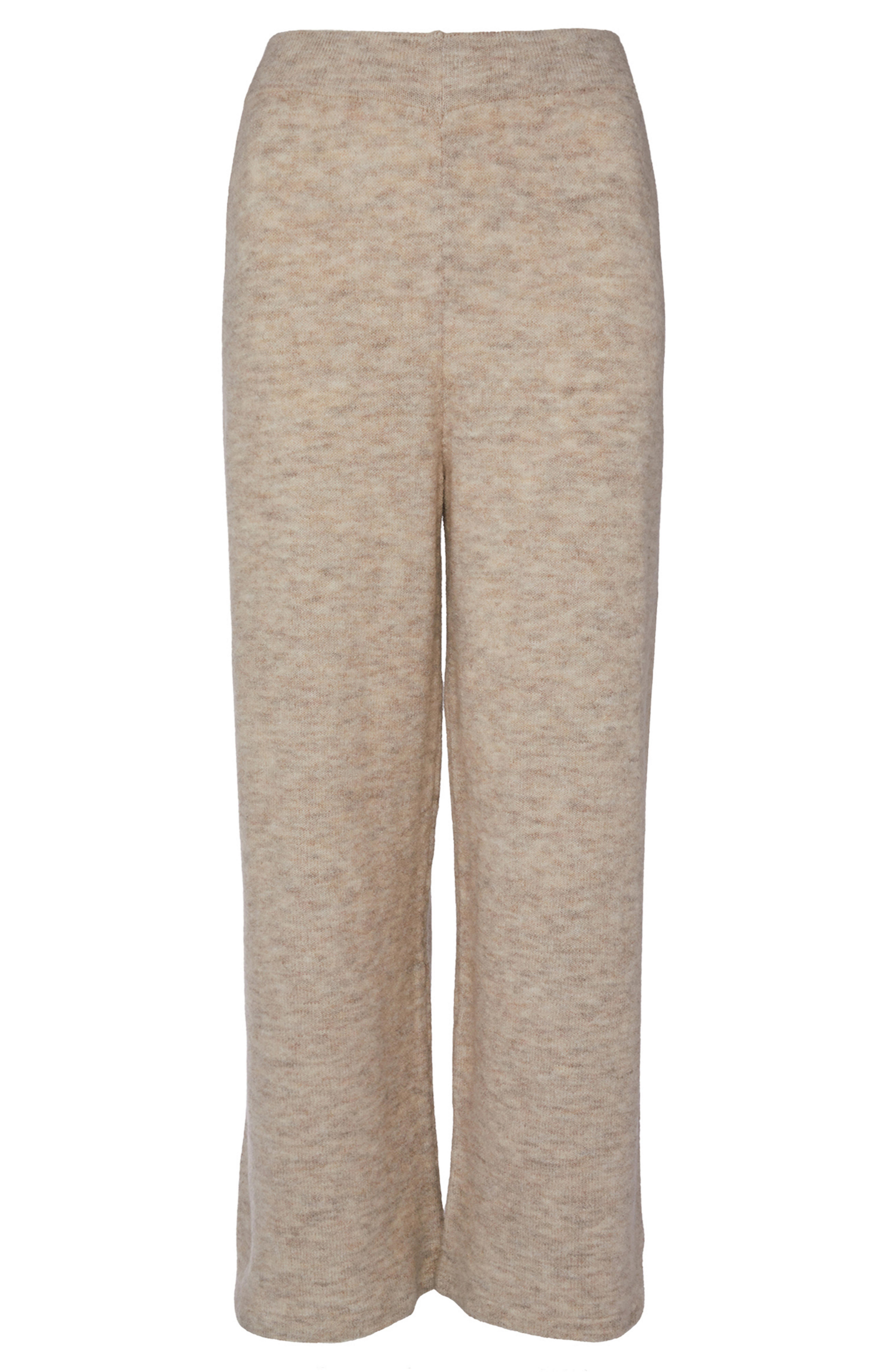 Kombinierbare Haushose mit weitem Bein in Creme