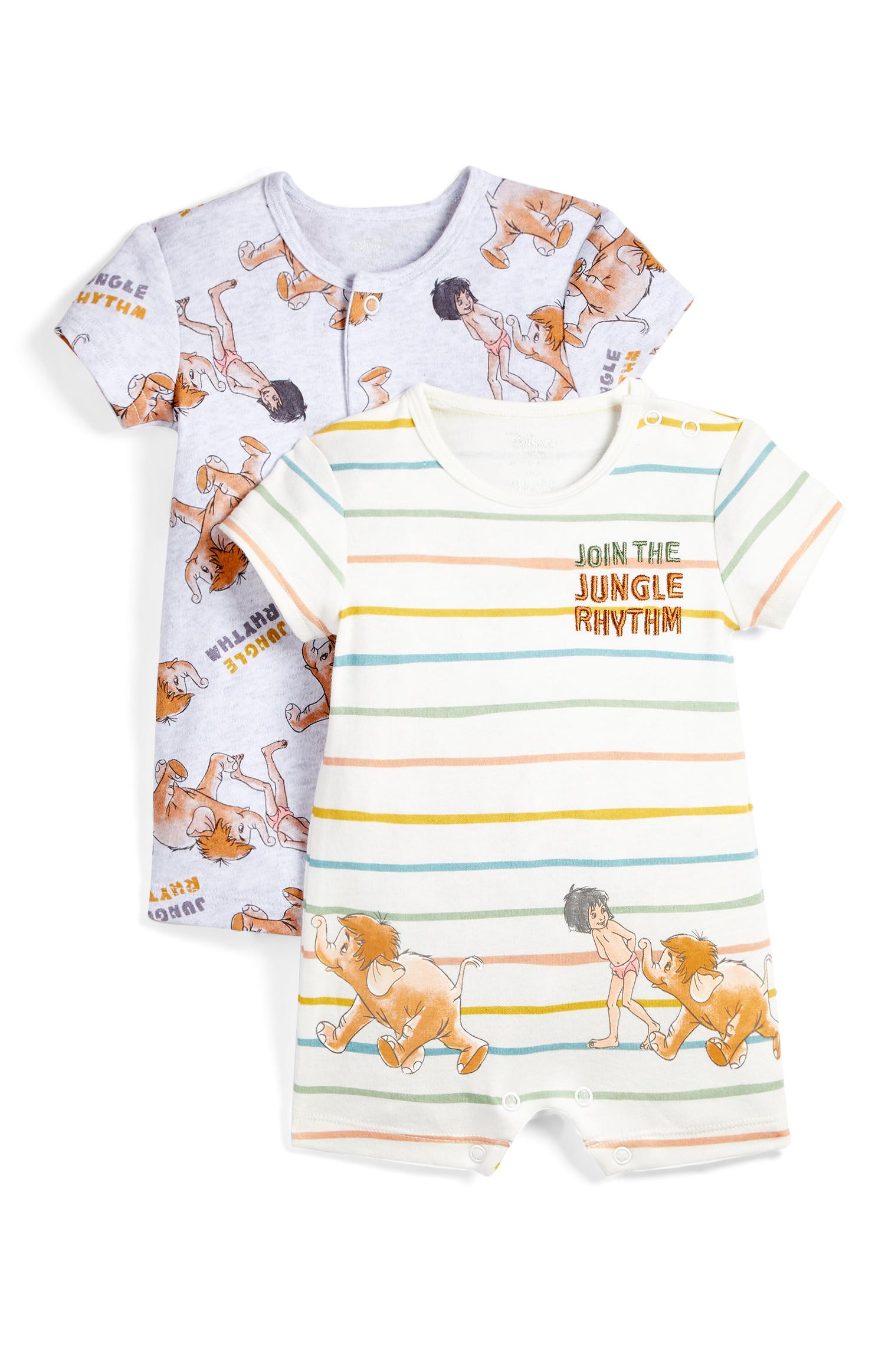Lot De 2 Barboteuses A Imprime Le Livre De La Jungle Nouveau Ne Les Essentiels Pour Bebe Vetements Bebe Et Nouveau Ne Mode Enfant Tous Les Produits Primark Primark Belgique Francaise