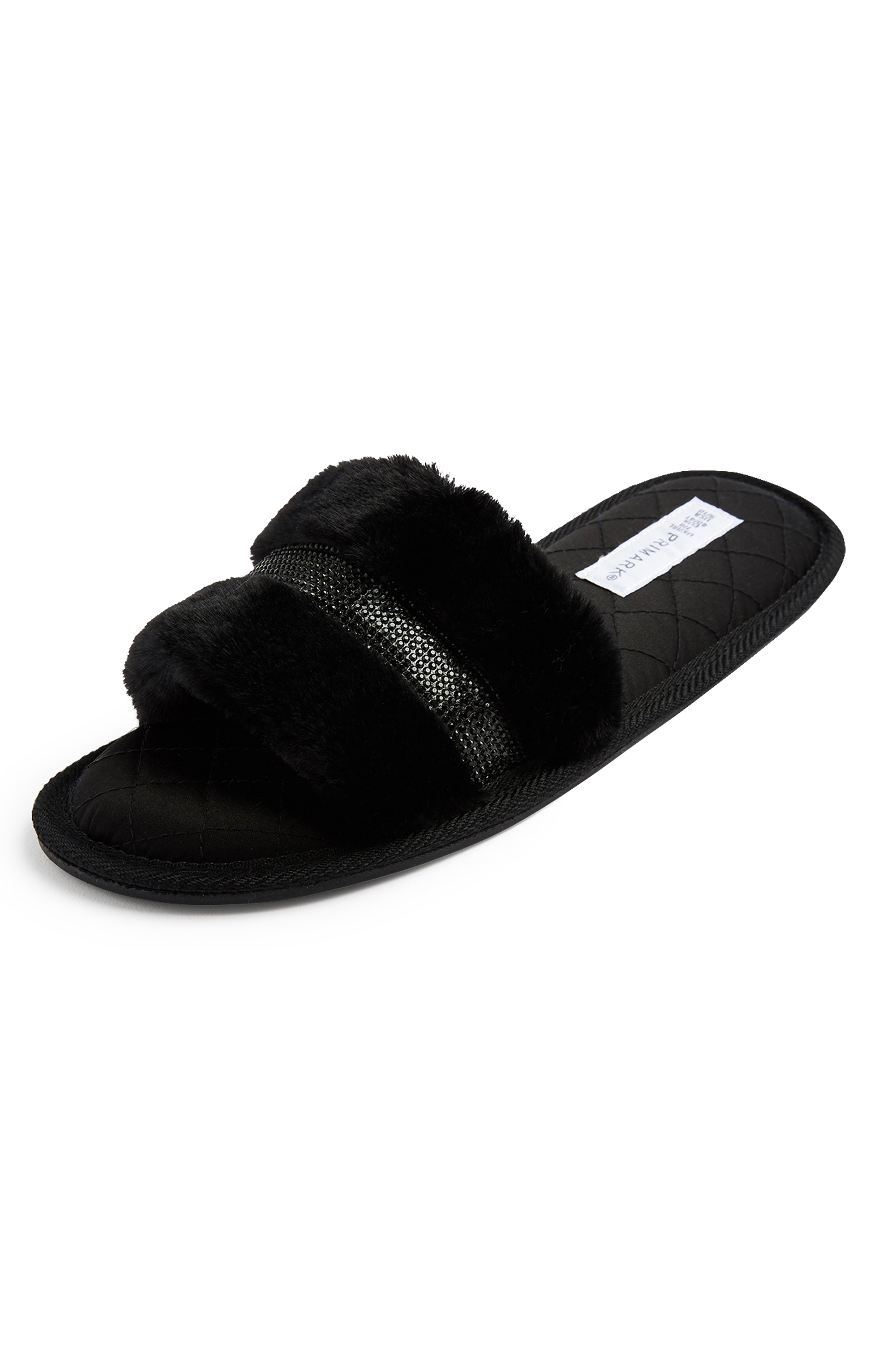 faux mule slippers