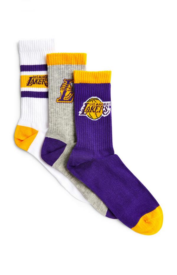 NBA LA Lakers Mixed Socks 3 Pack