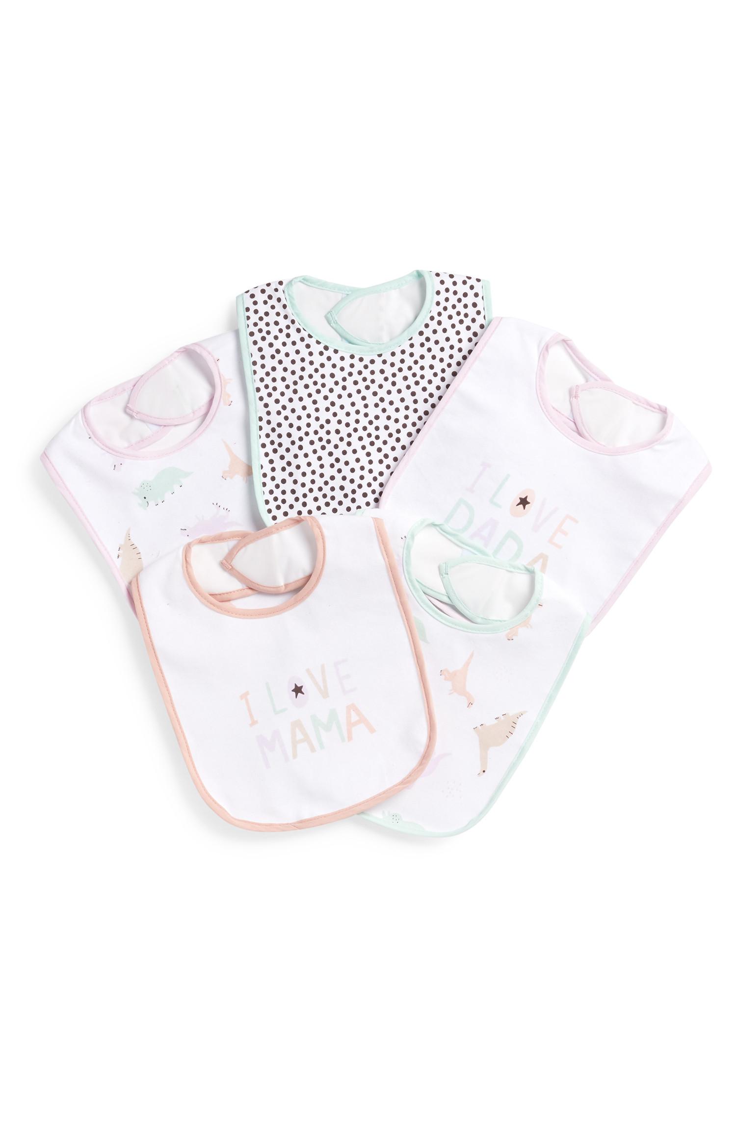 Lot De 5 Bavoirs En Plastique Nouveau Ne Les Essentiels Pour Bebe Vetements Bebe Et Nouveau Ne Mode Enfant Tous Les Produits Primark Primark France