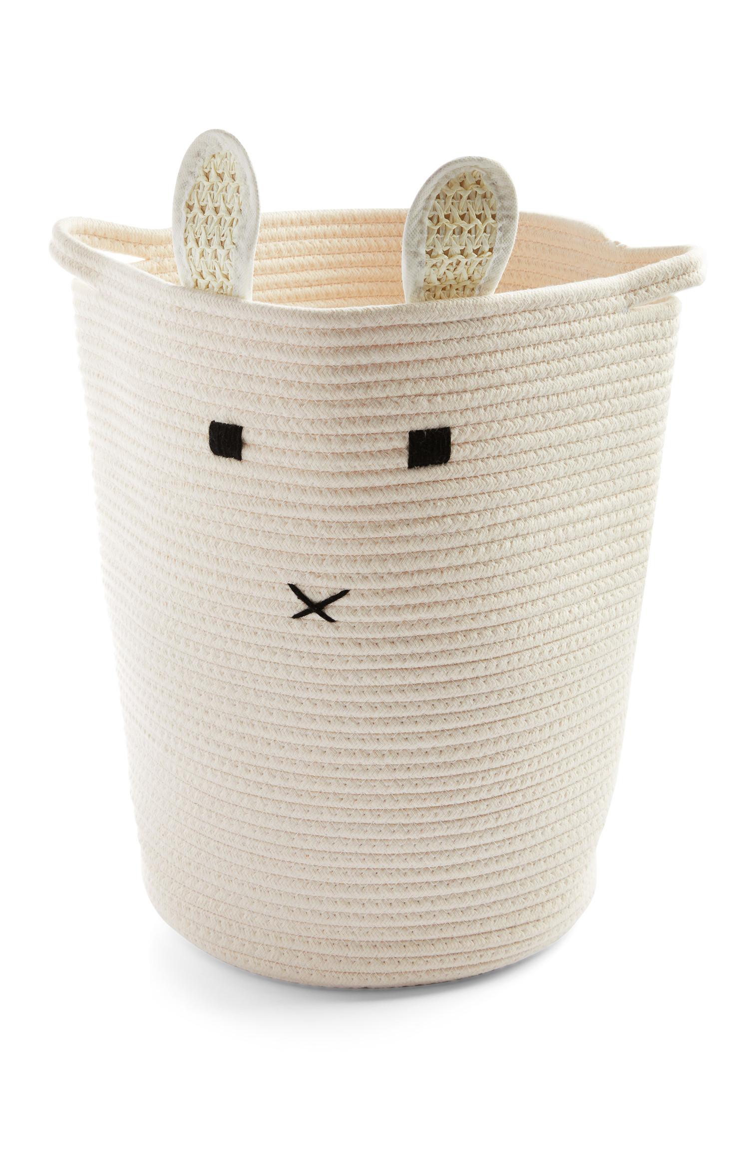 Kids Cream Large Novelty Basket Home Storage Home Furnishings