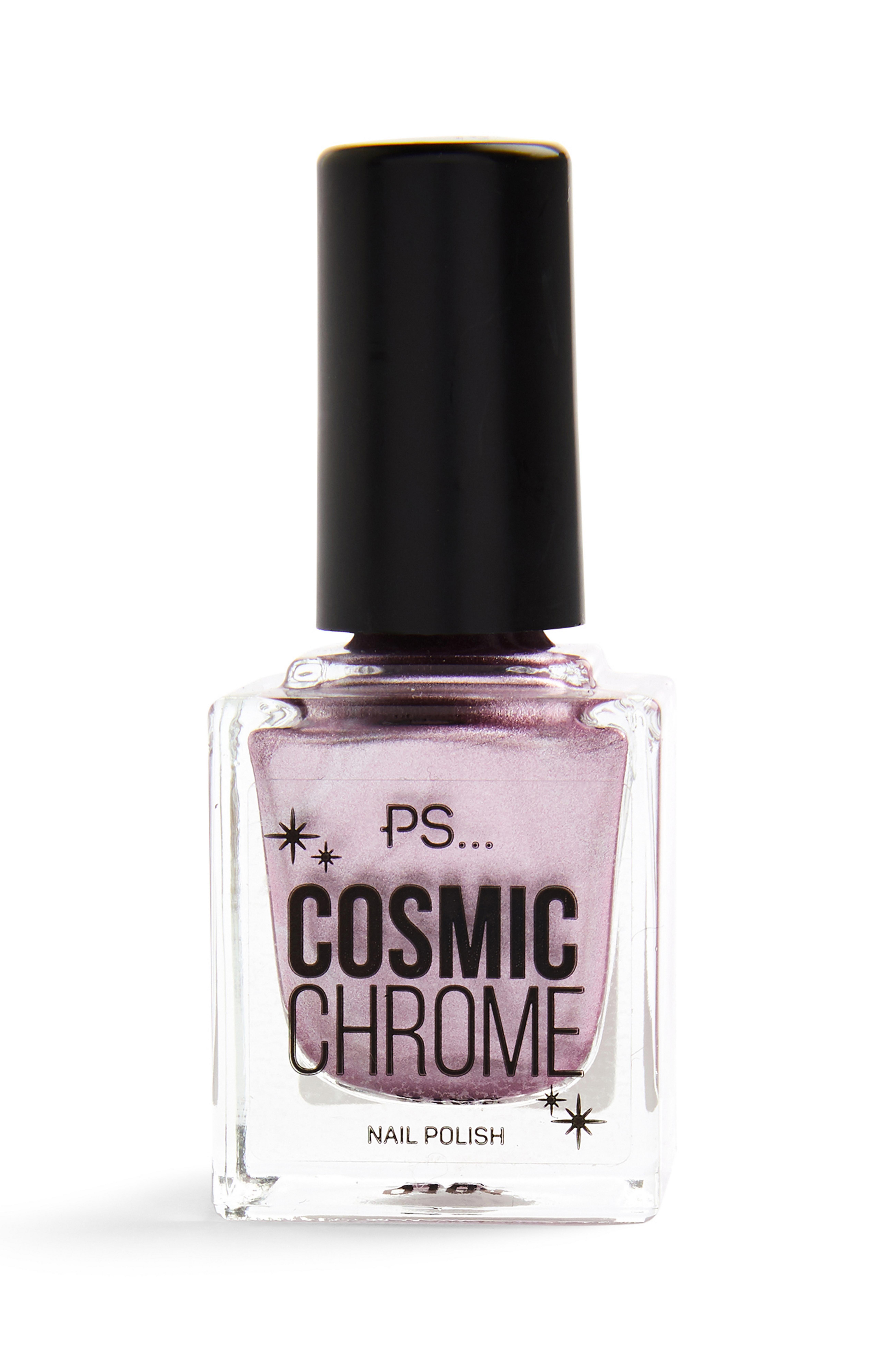Verniz unhas Chrome cor-de-rosa