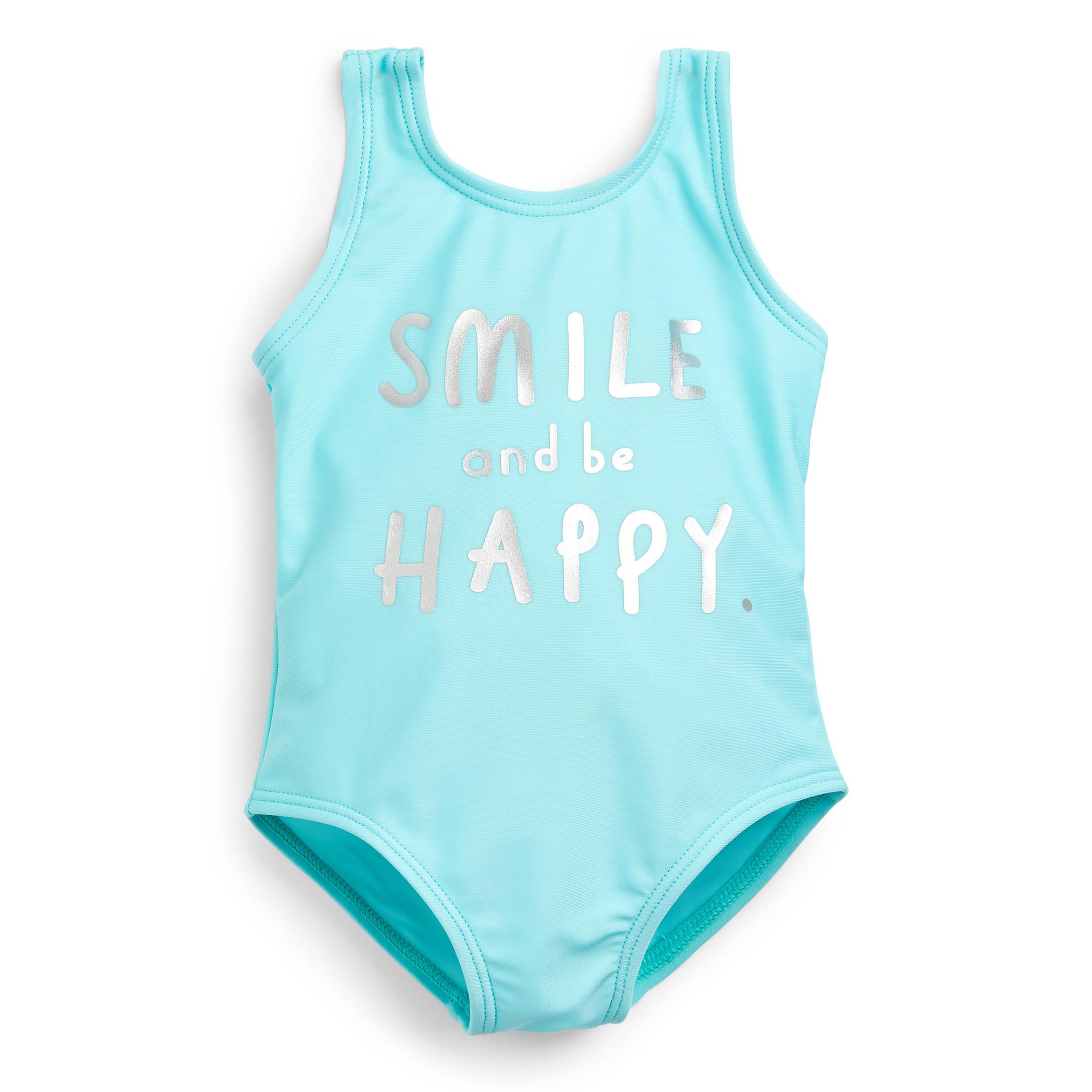 Maillot De Bain Bleu A Message Bebe Fille Vetements Bebe Fille Vetements Bebe Et Nouveau Ne Mode Enfant Tous Les Produits Primark Primark Belgique Francaise