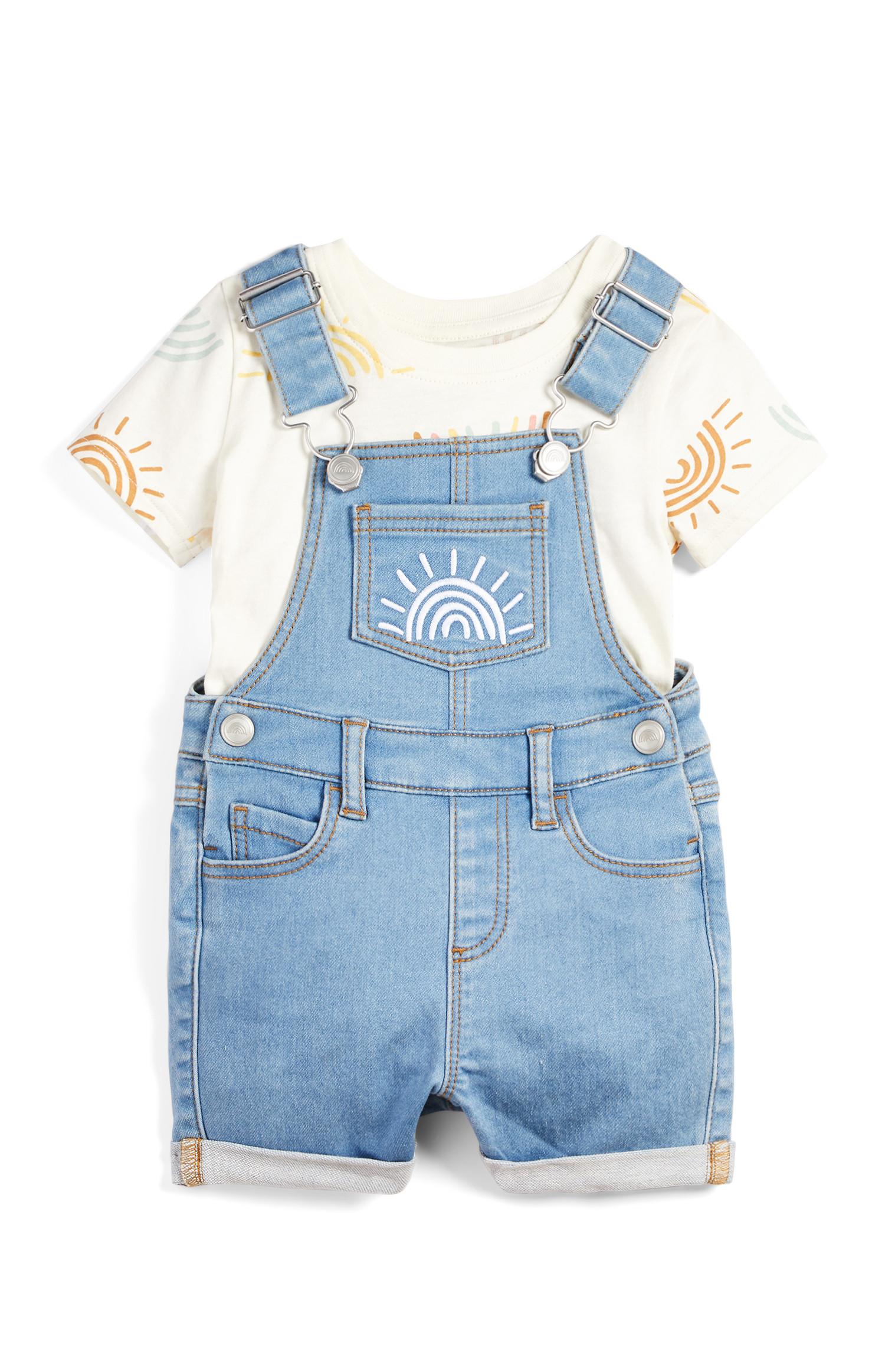 Ensemble Salopette En Jean Et T Shirt A Imprime Soleil Bebe Garcon Mode Bebe Garcon Vetements Bebe Et Nouveau Ne Mode Enfant Tous Les Produits Primark Primark Belgique Francaise