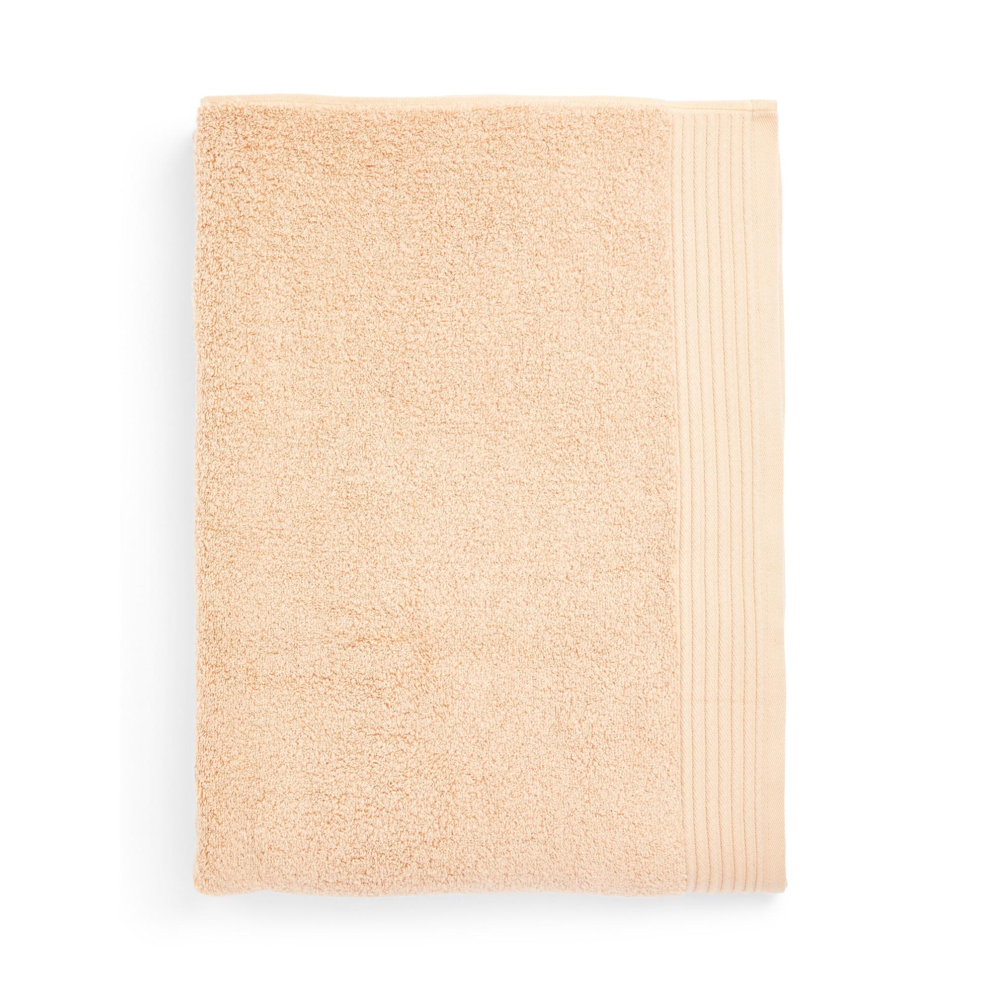 Extra grote en ultrazachte beige badhanddoek