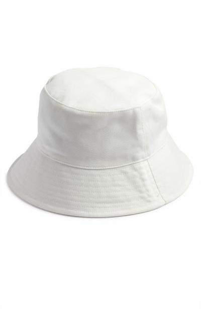Bel klobuček iz platna