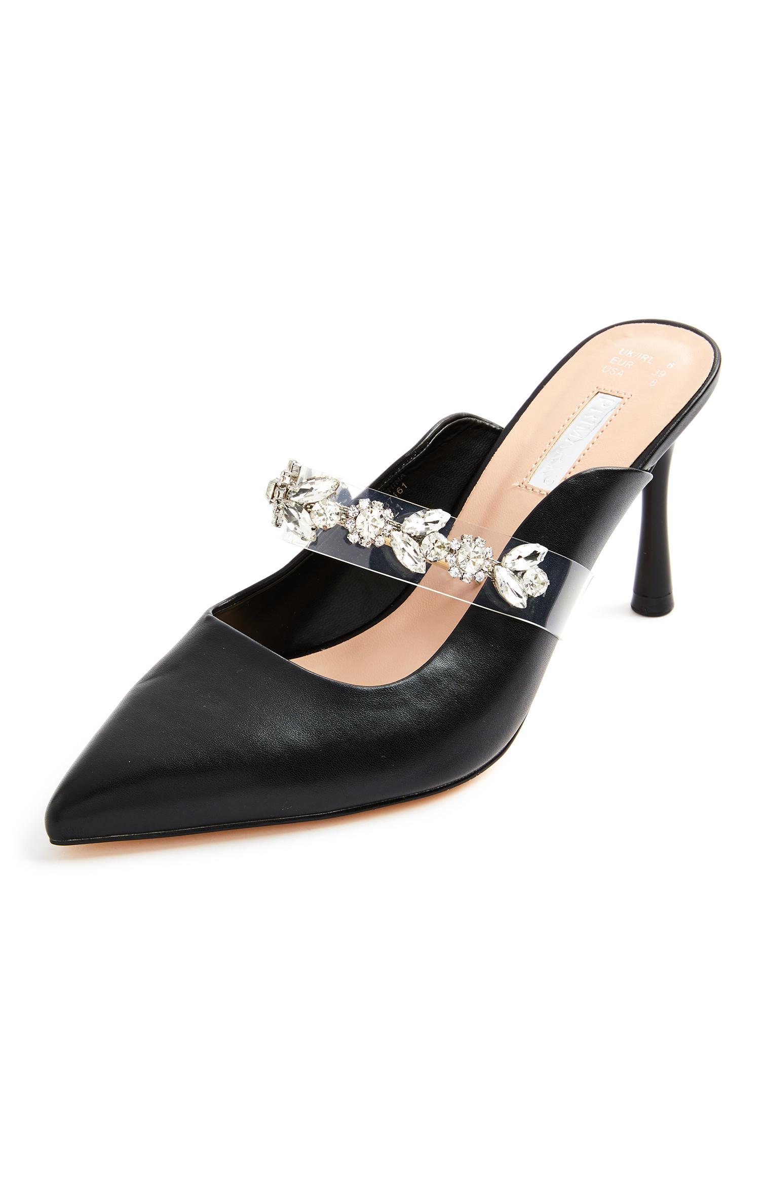 pointed toe mules high heel