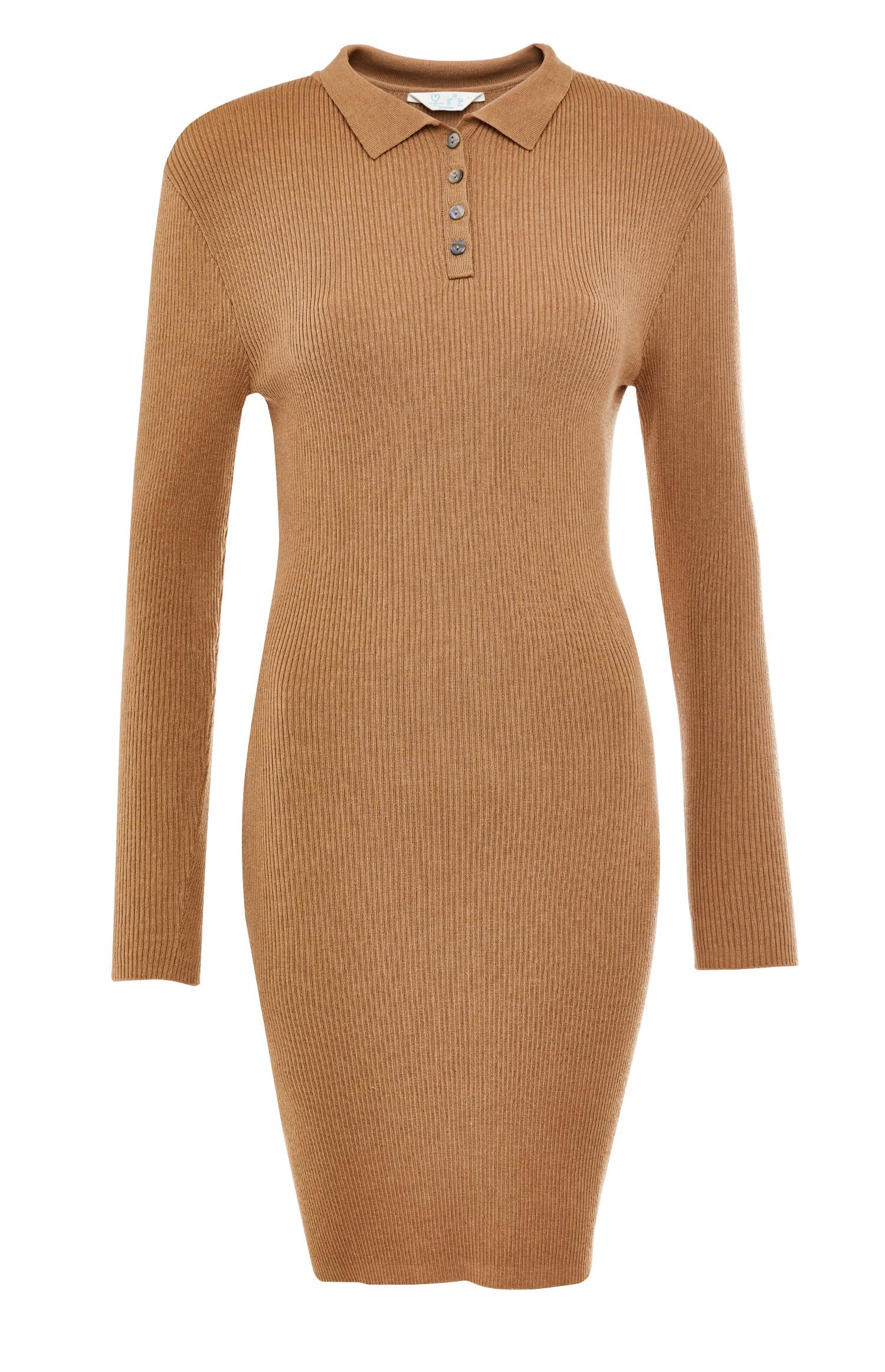 polo neck gown