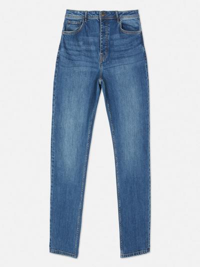 Mode Jeans Slim Jeans Primark Slim Jeans rot Casual-Look 