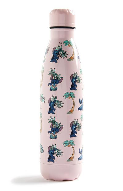 Pink Disney Lilo And Stitch Water Bottle