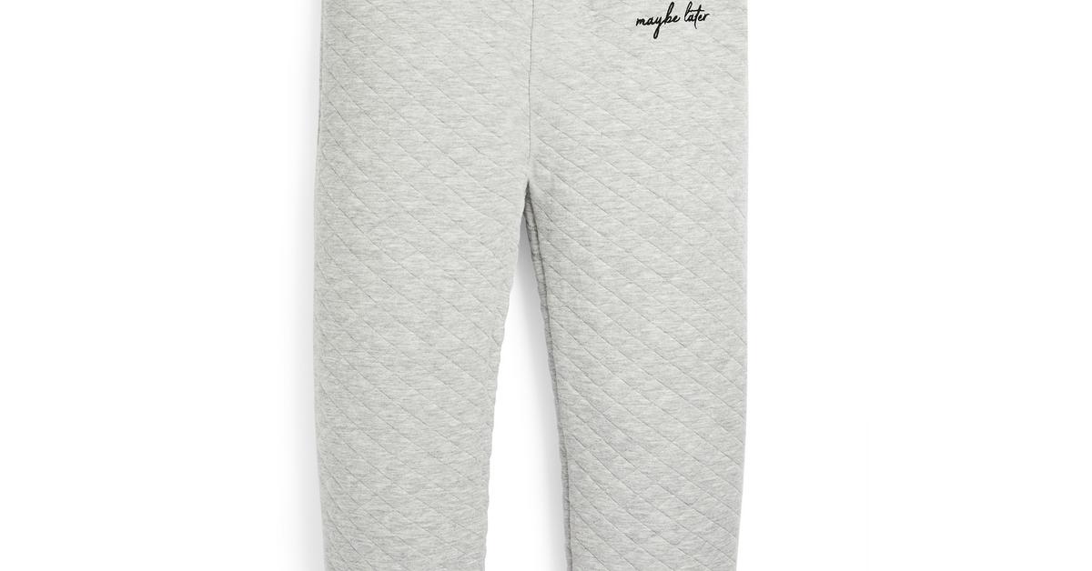 Older Girl Grey Quilted Joggers | Older Girls Clothes | Girls Clothes | Kids Clothes | All