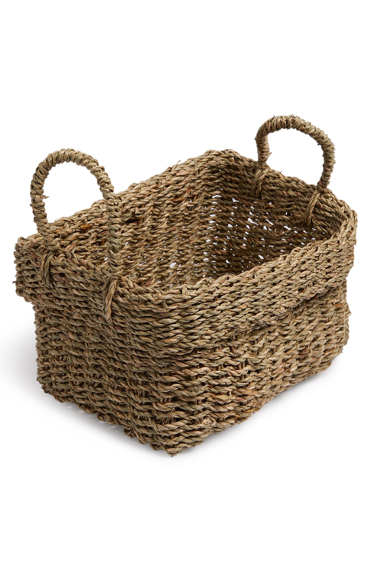 Medium Rectangle Seagrass Basket Home Storage Home Furnishings Homeware All Primark