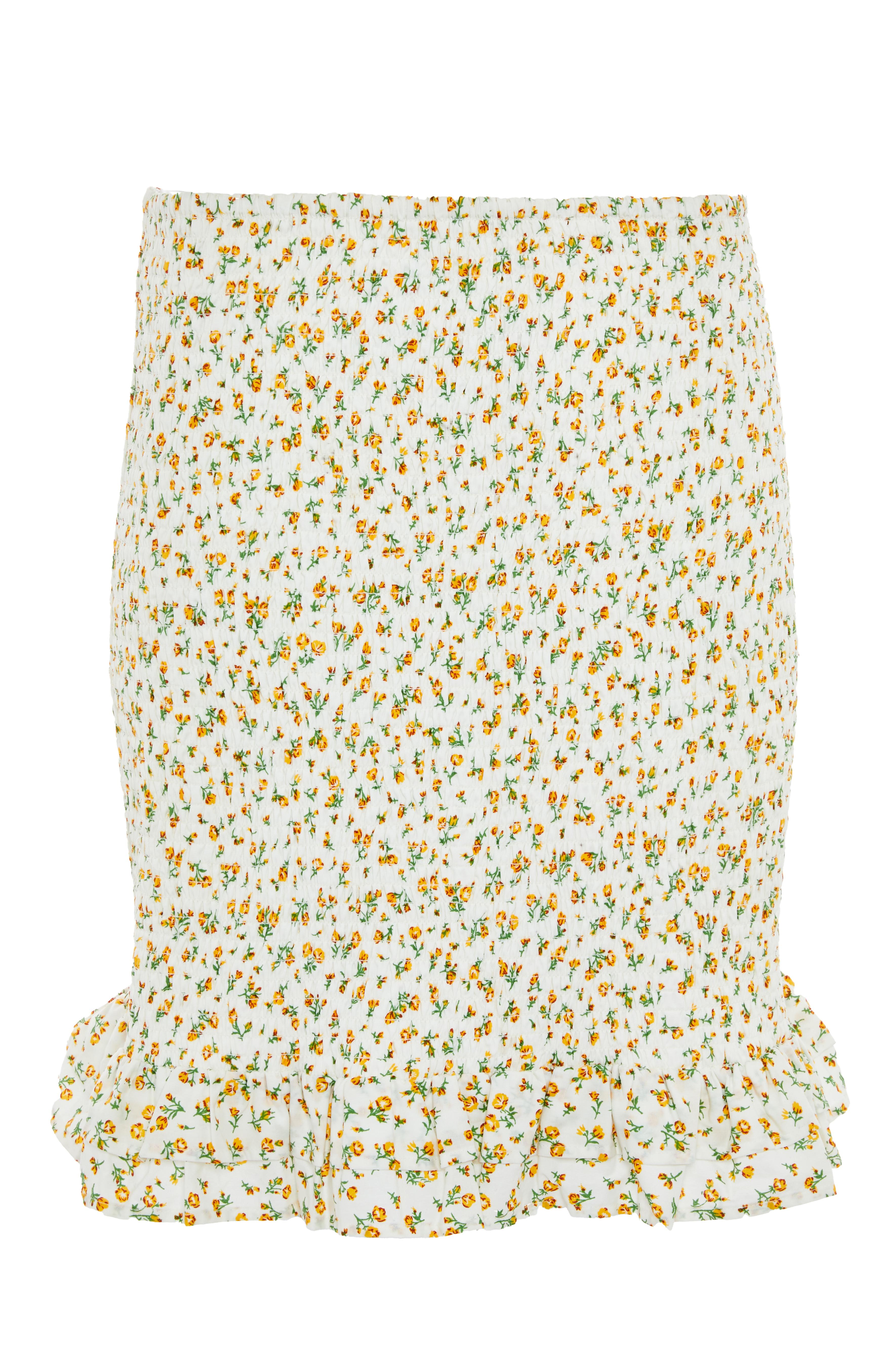 white skirt primark