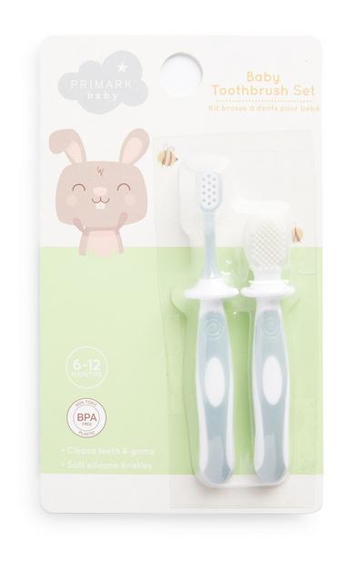 Conjunto de cepillos de dientes para bebé