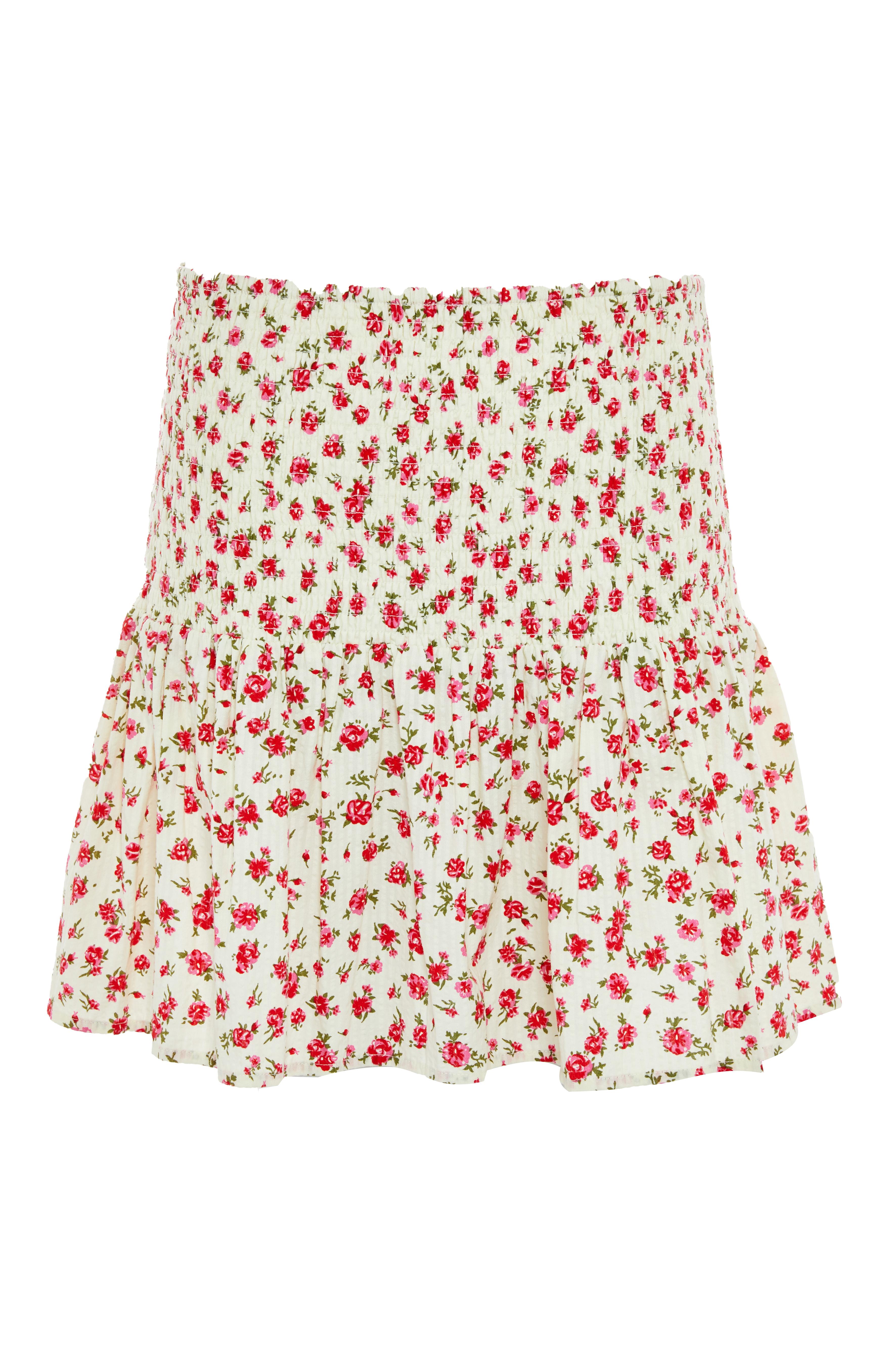 Floral Ditsy Mini Skirt | Skirts: Midi 