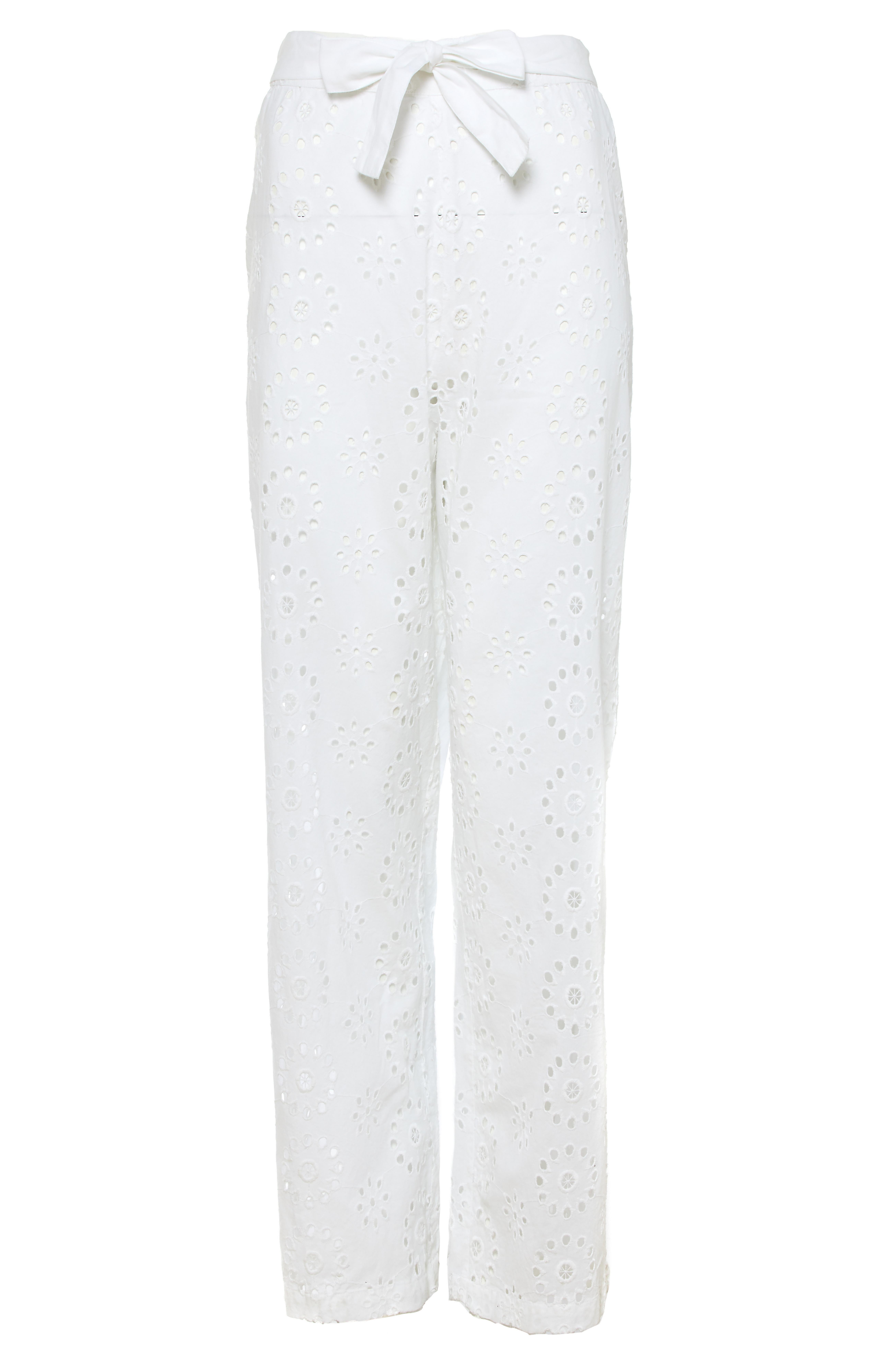 white beach trousers