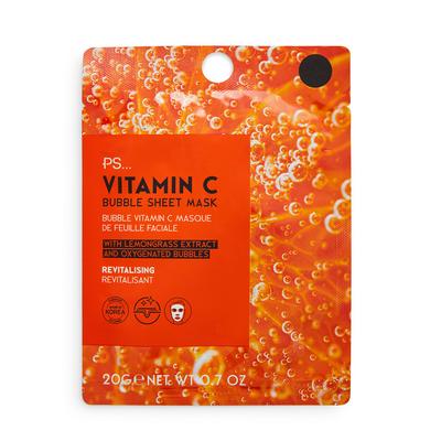 Ps Vitamin C Bubble Sheet Face Mask