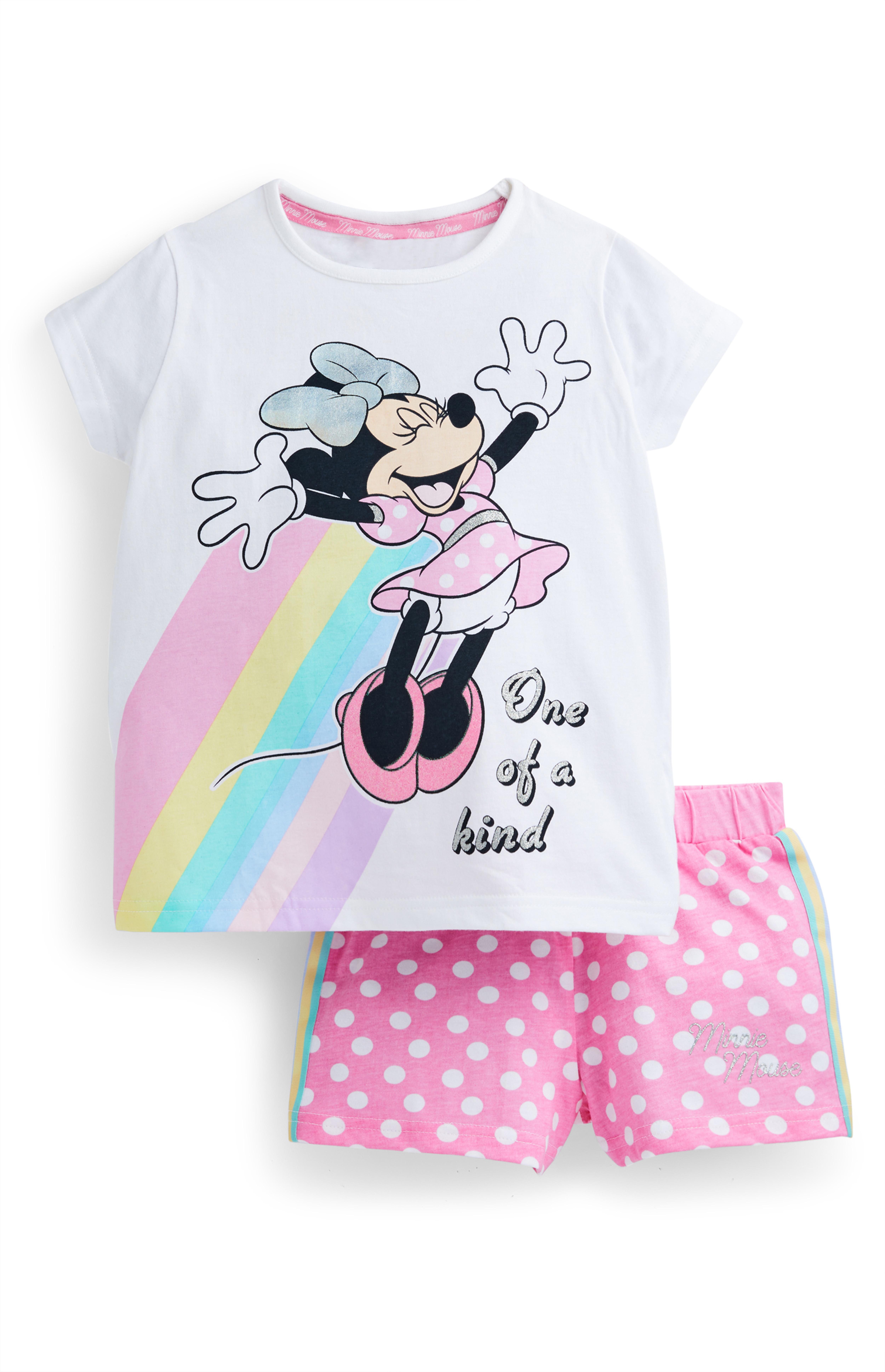 Pyjama Rose Disney Minnie Mouse Fille Avec Short Pyjamas Enfant Mode Garcon Mode Enfant Tous Les Produits Primark Primark France