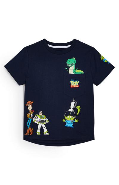 Mornarsko modra majica s kratkimi rokavi Toy Story za mlajše fante
