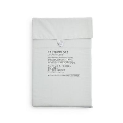Primark Cares Mint Organic Cotton And Tencel Earthcolors By Archroma Double Fitted Sheet