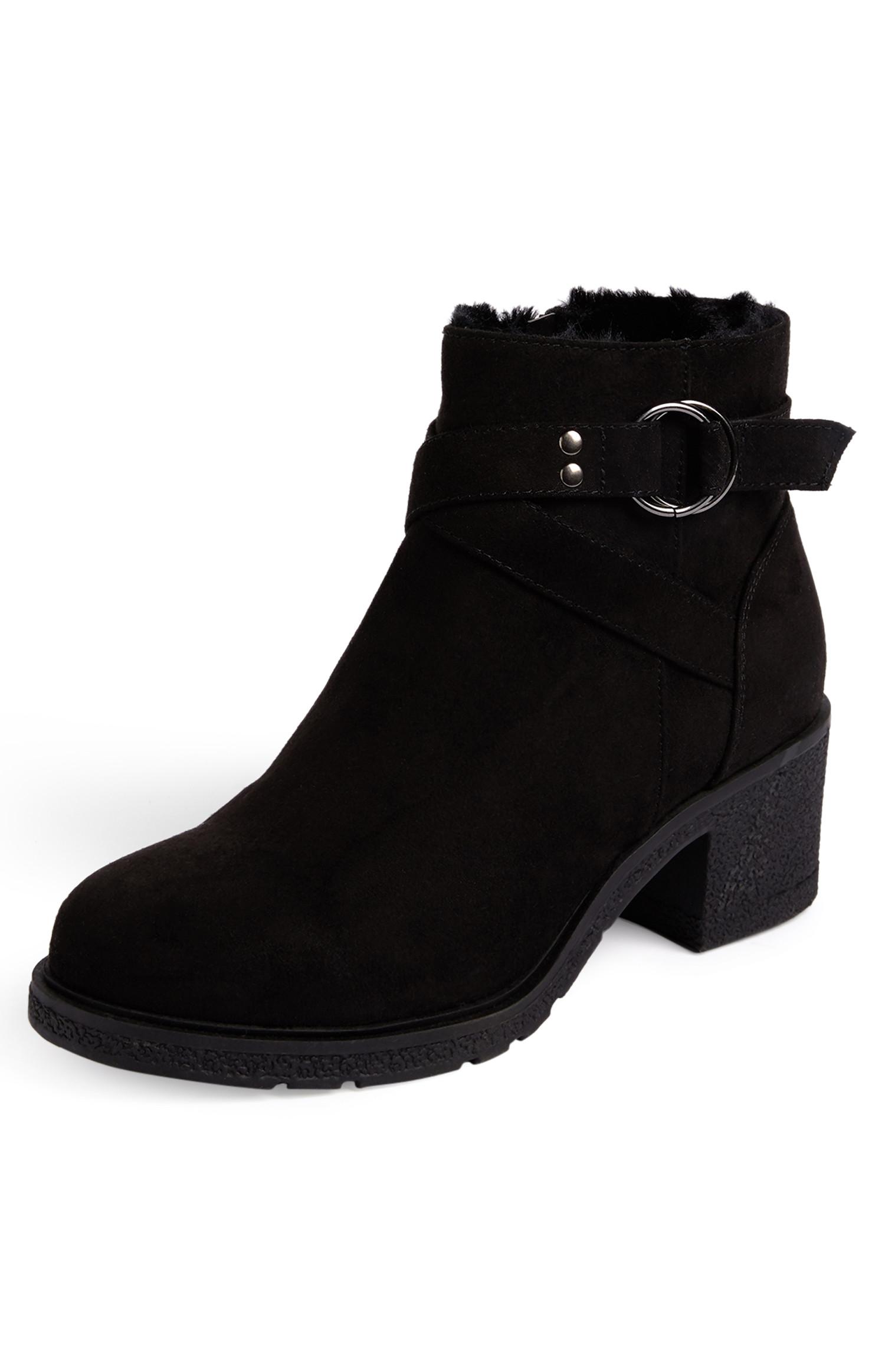 white ankle boots primark