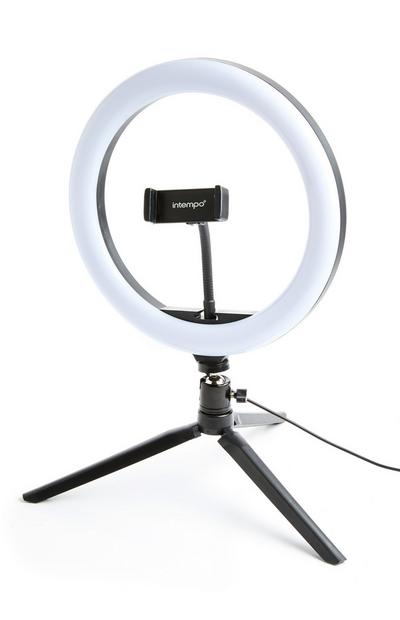 Lampe de bureau avec anneau lumineux pour selfie