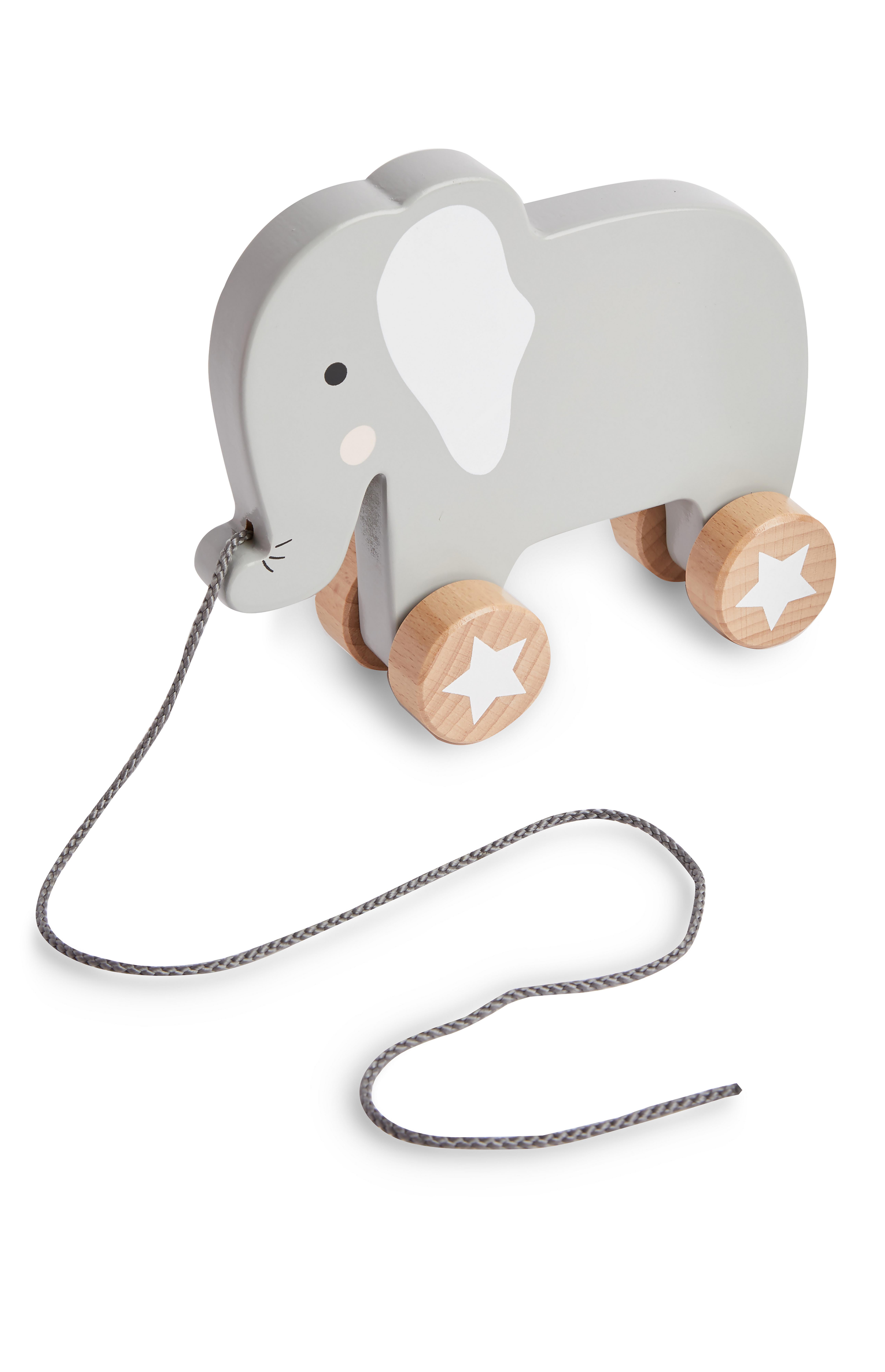 Baby Wooden Pull A Long Elephant Kids Toys & Games Seasonal & Gifts